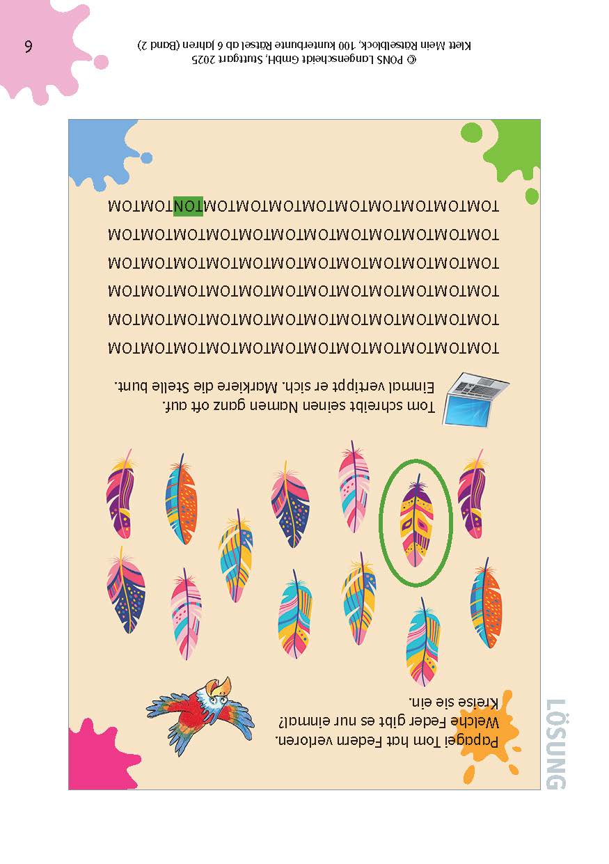 Klett Mein Rätselblock ab 6 Jahren Band 2