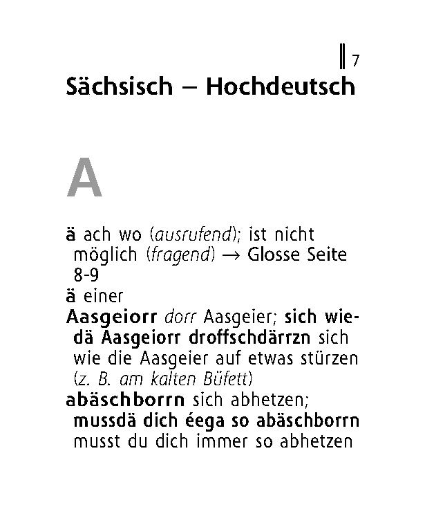 Langenscheidt Lilliput Sächsisch