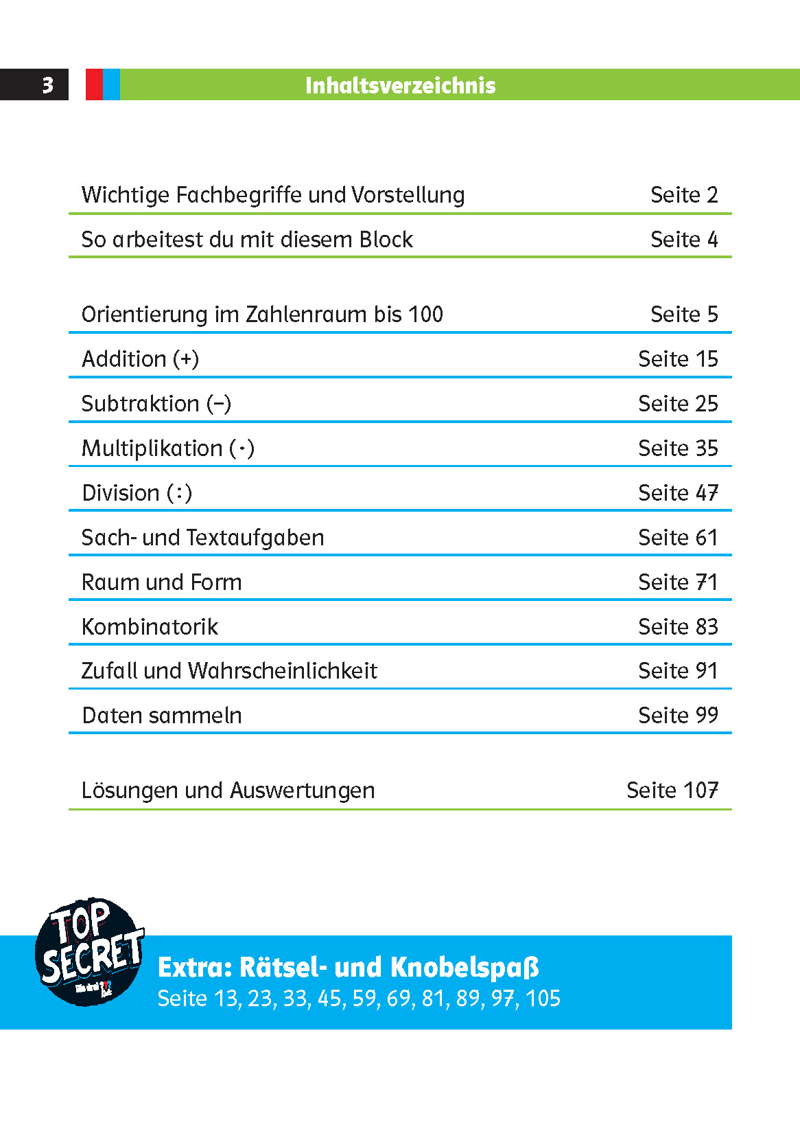 Die drei ??? Kids: Mein Matheblock 2. Klasse