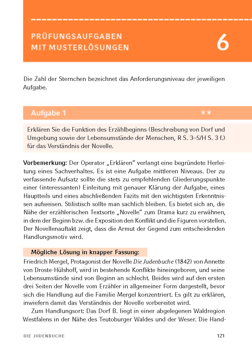 Die Judenbuche von Annette von Droste-Hülshoff