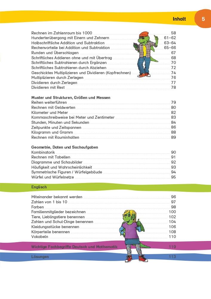 Klett Topfit in Klasse 3 - Deutsch, Mathematik und Englisch