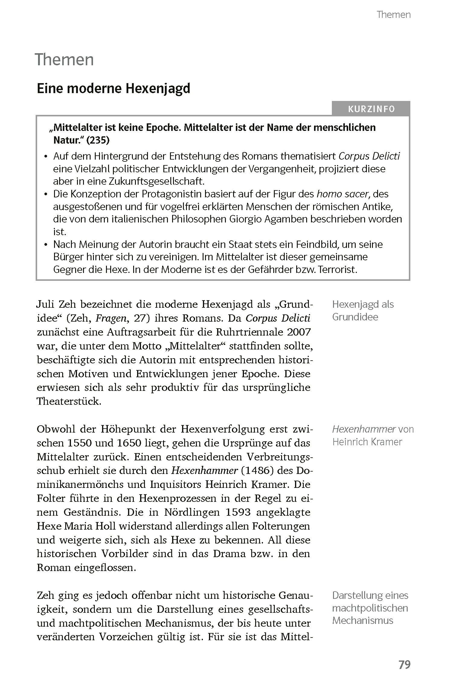 Klett Lektürehilfen Juli Zeh, Corpus Delicti. Ein Prozess