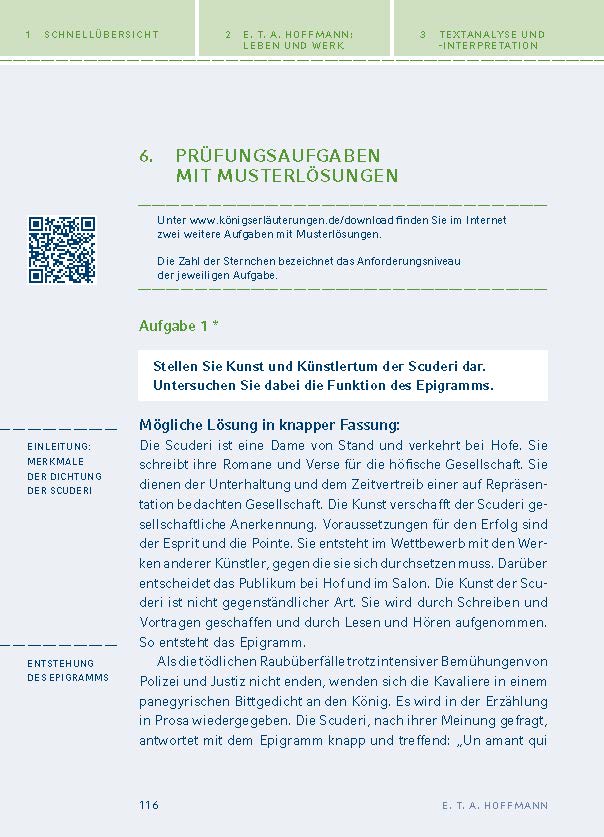 Das Fräulein von Scuderi von E.T.A Hoffmann