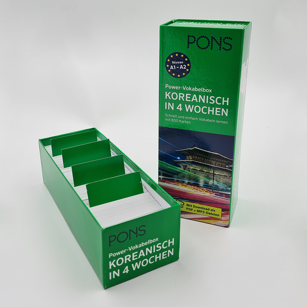 PONS Power-Vokabelbox Koreanisch in 4 Wochen
