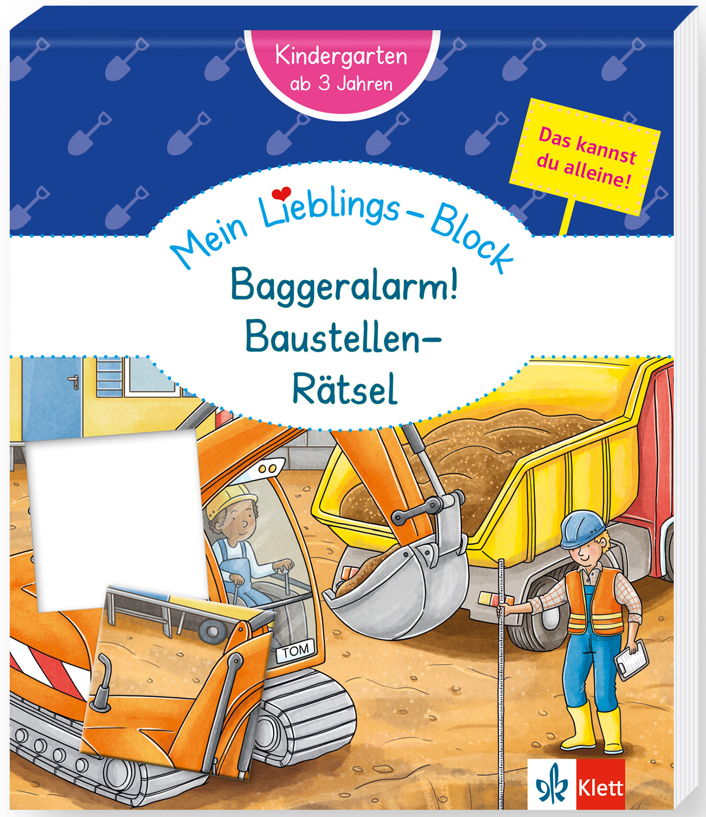 Klett Mein Lieblings-Block Baggeralarm! Baustellen-Rätsel Klett Mein Lieblings-Block Baggeralarm! Baustellen-Rätsel