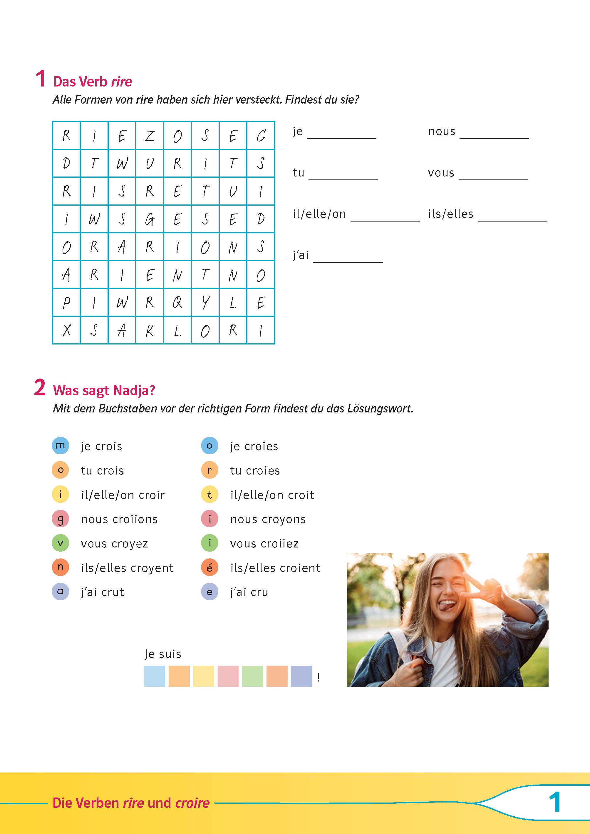 Découvertes 3 Bayern (ab 2017) Übungsblock zum Schulbuch, 3. Lernjahr