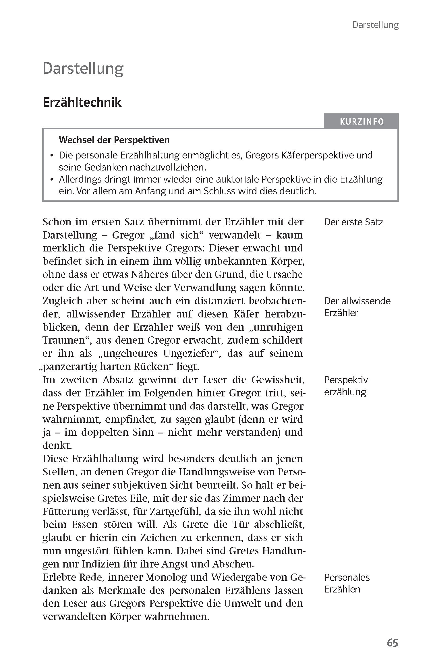 Klett Lektürehilfen Franz Kafka, Die Verwandlung Klett Lektürehilfen Franz Kafka, Die Verwandlung