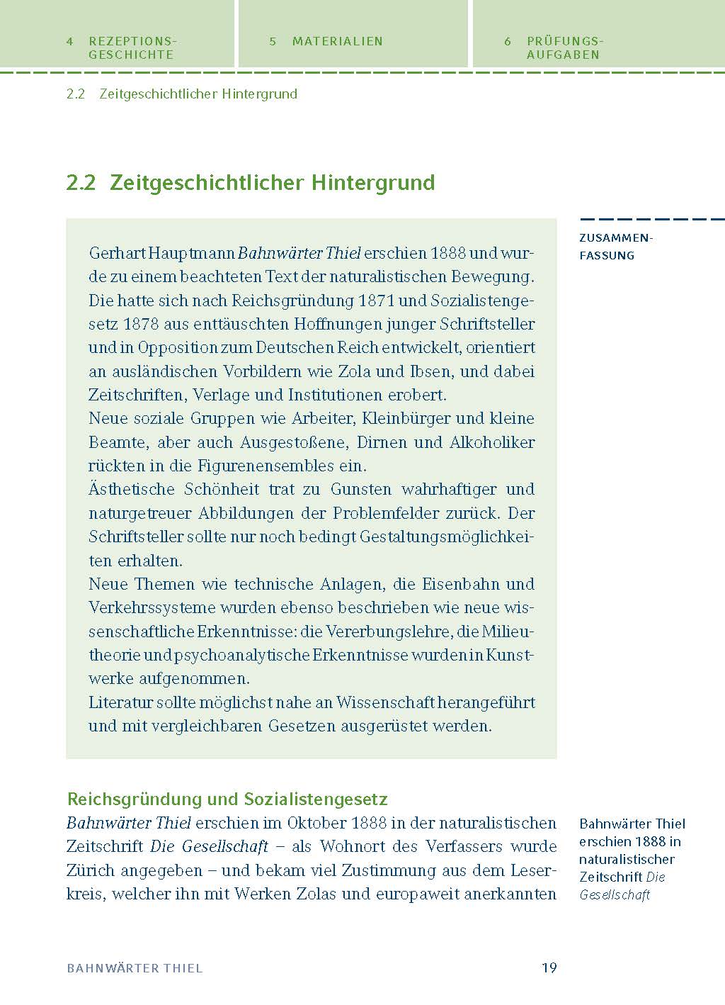 Bahnwärter Thiel von Gerhart Hauptmann
