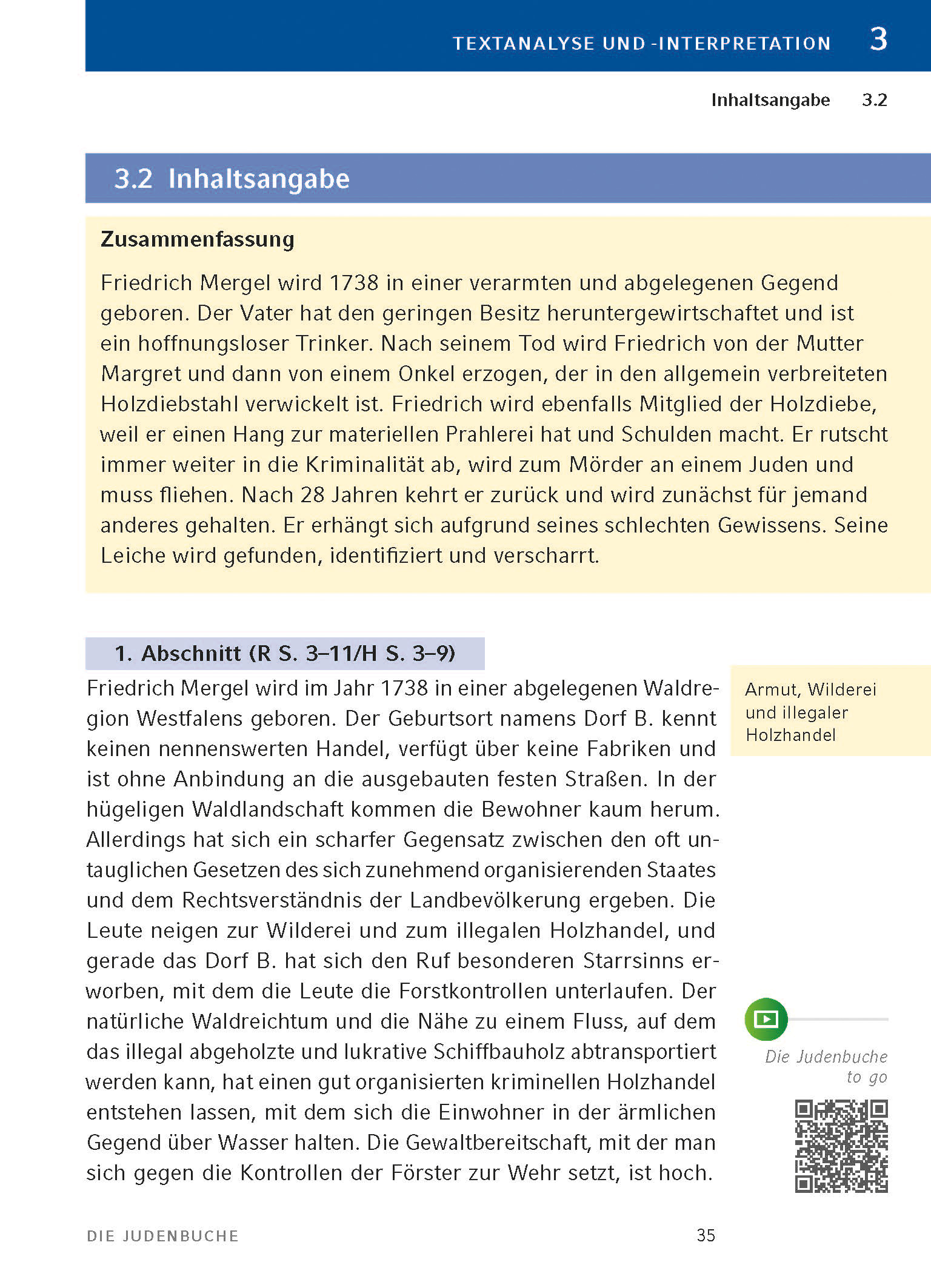Die Judenbuche von Annette von Droste-Hülshoff