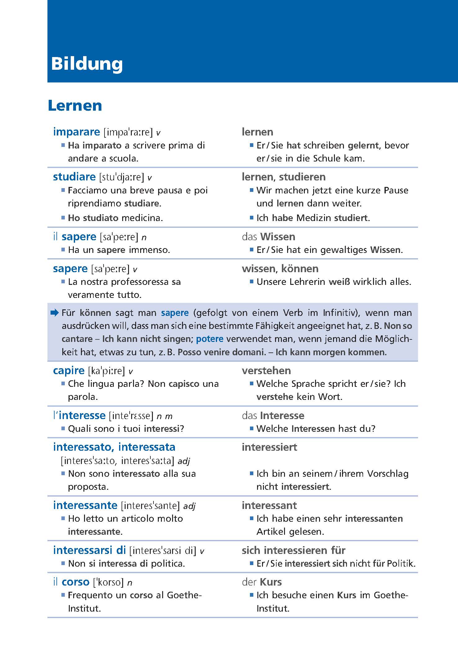 Langenscheidt Grundwortschatz Italienisch