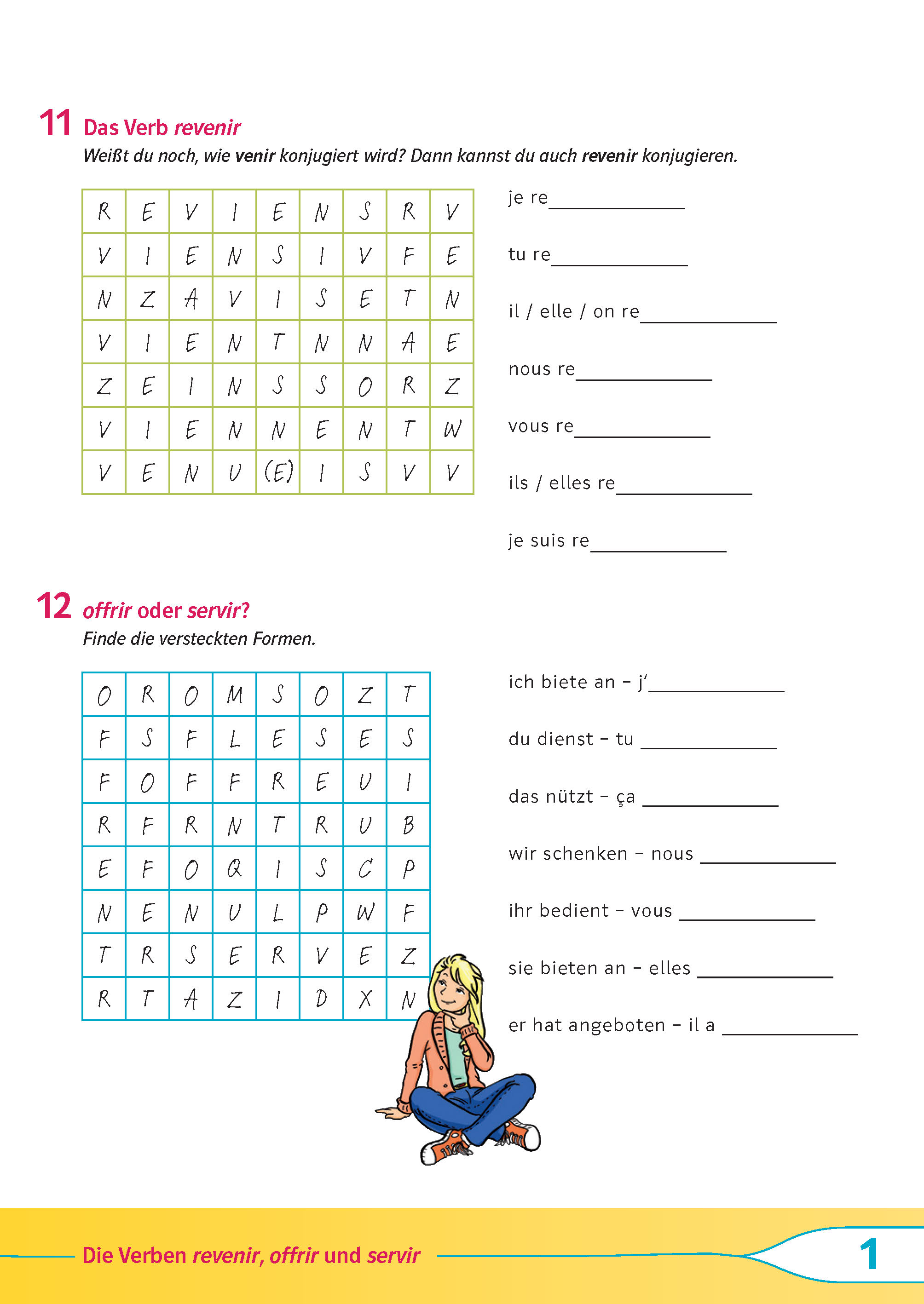 Découvertes 3 Bayern (ab 2017) Übungsblock zum Schulbuch, 3. Lernjahr