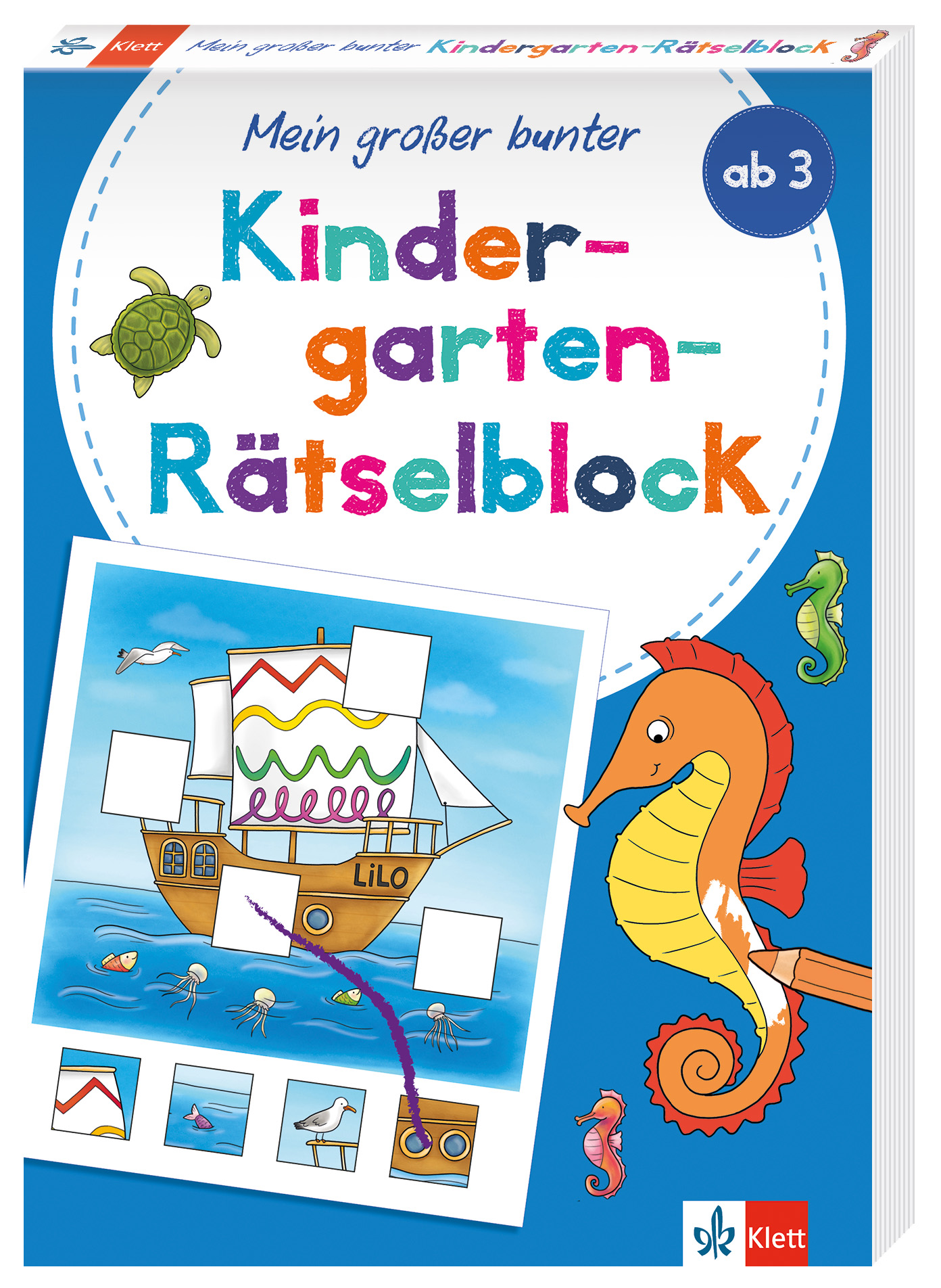 Klett Mein großer bunter Kindergarten-Rätselblock Klett Mein großer bunter Kindergarten-Rätselblock