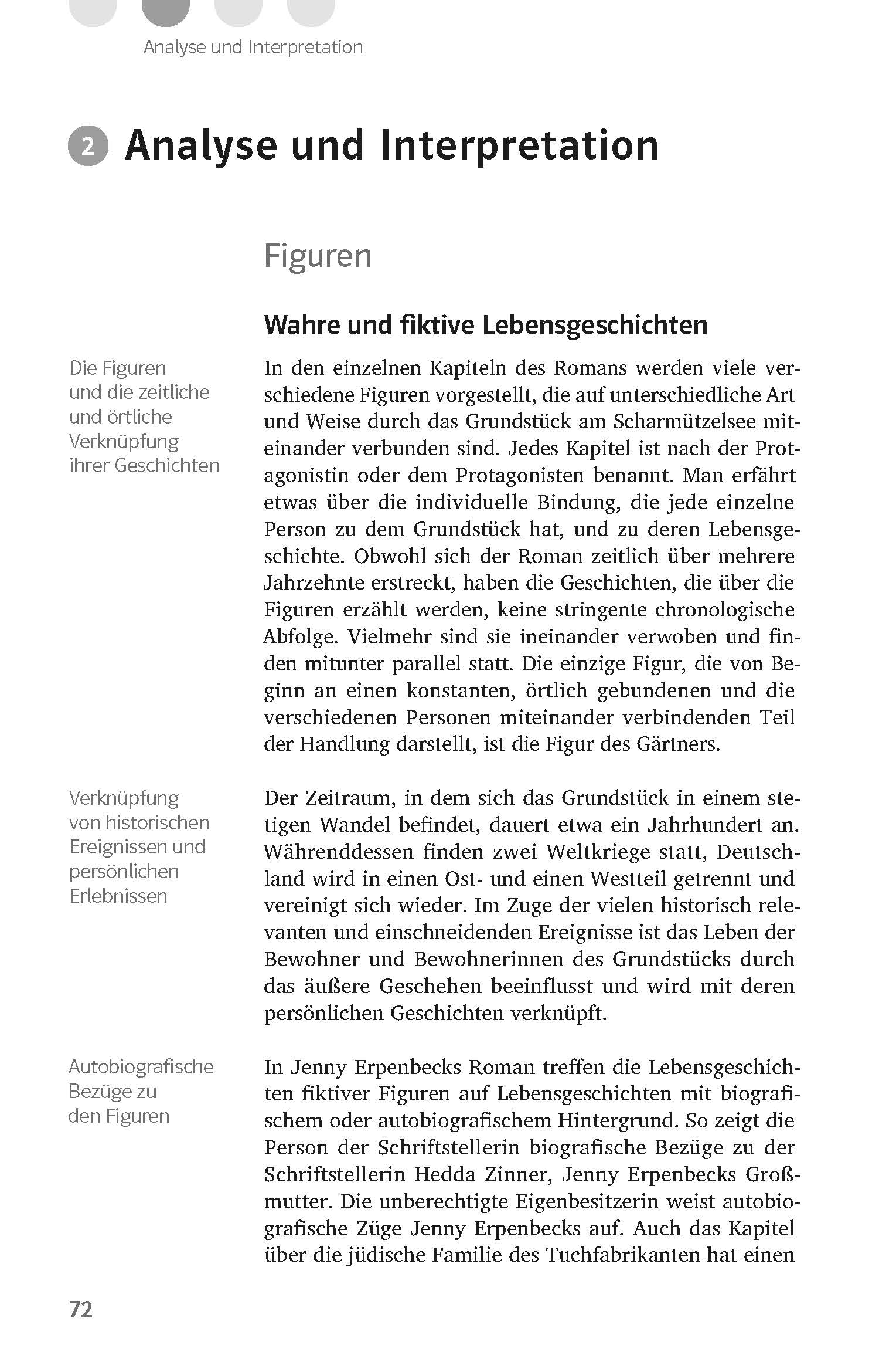 Klett Lektürehilfen Jenny Erpenbeck, Heimsuchung