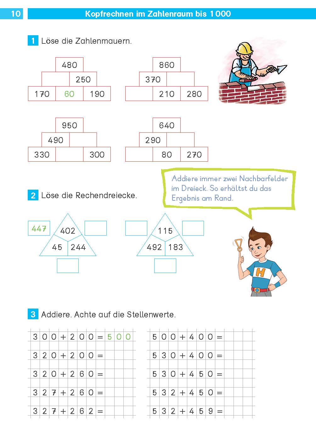 Klett Die Mathe-Helden: Kopfrechnen 4. Klasse