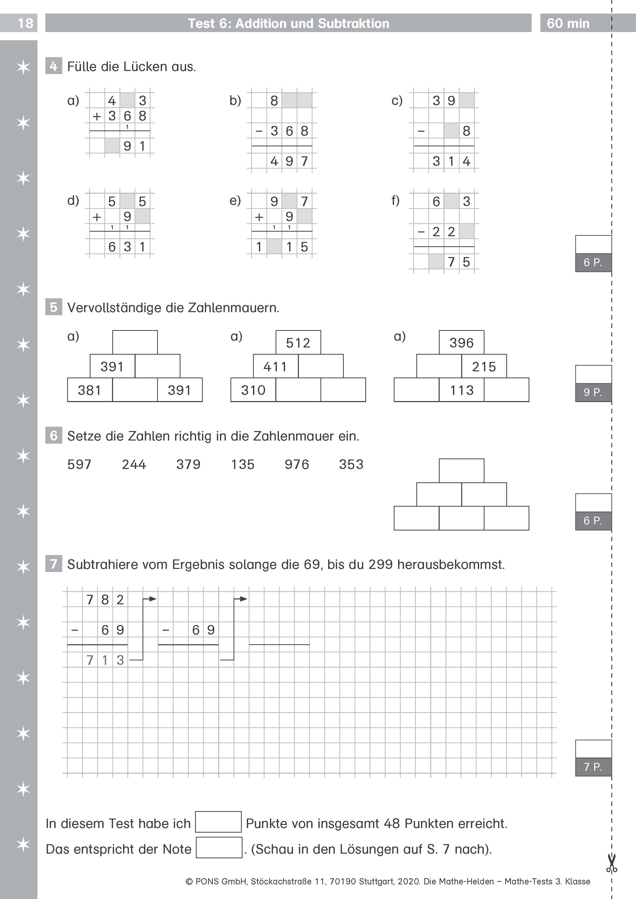 Klett Die Mathe-Helden: Mathe-Tests 3. Klasse Klett Die Mathe-Helden: Mathe-Tests 3. Klasse