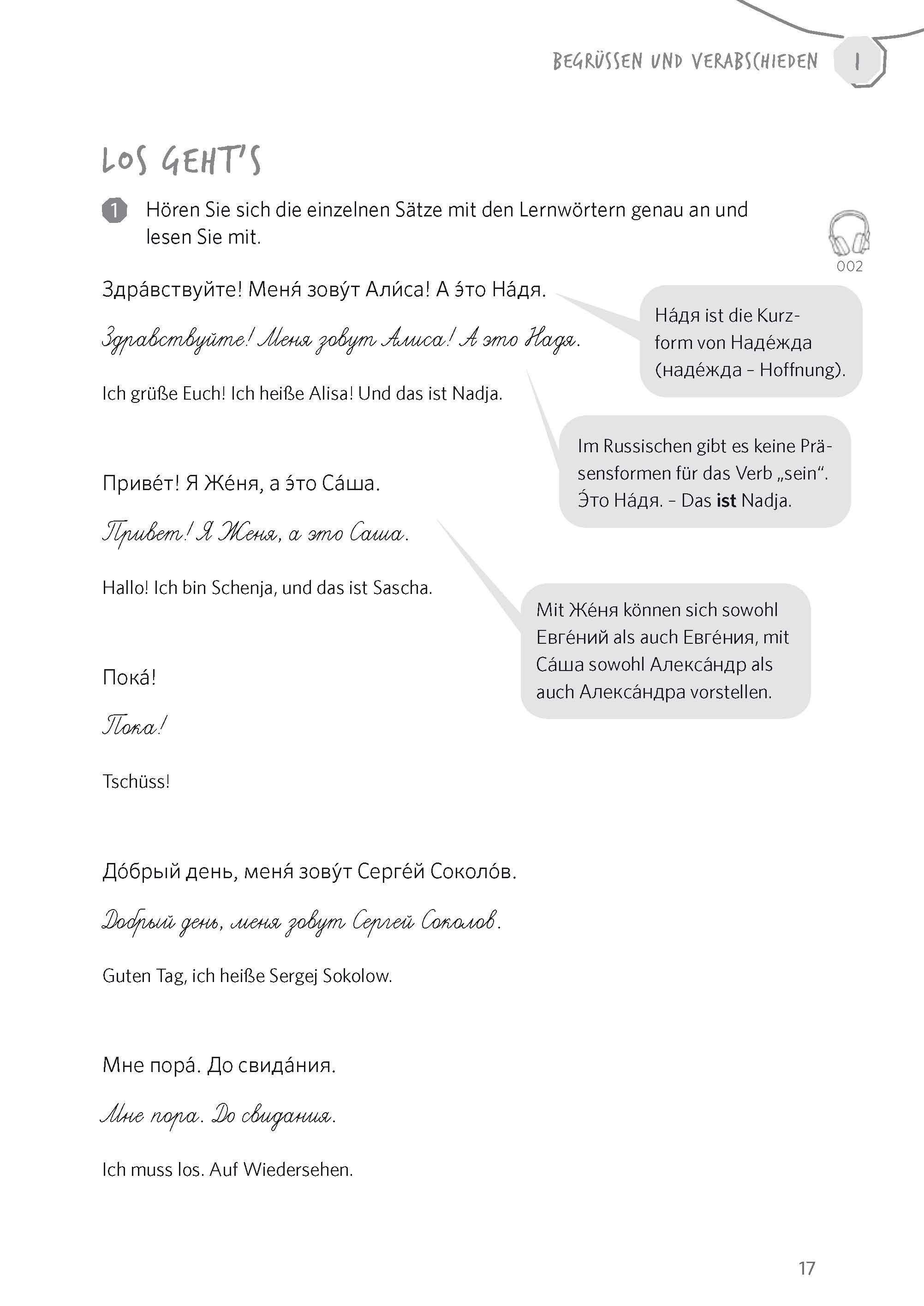 Langenscheidt Vom Wort zum Satz Russisch