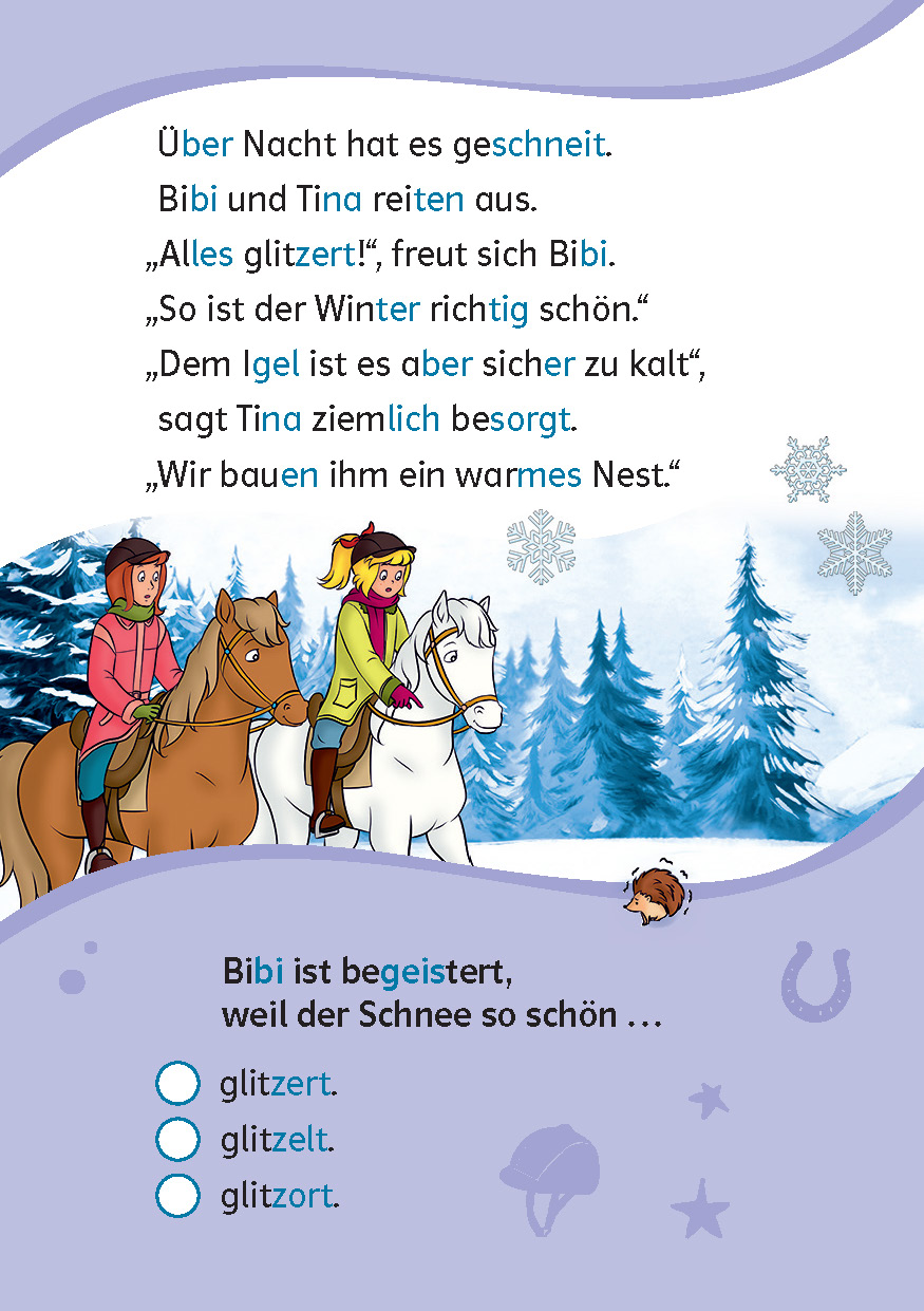 Lesefuchs Bibi & Tina: Leserätsel Lesestufe 2, Band 1