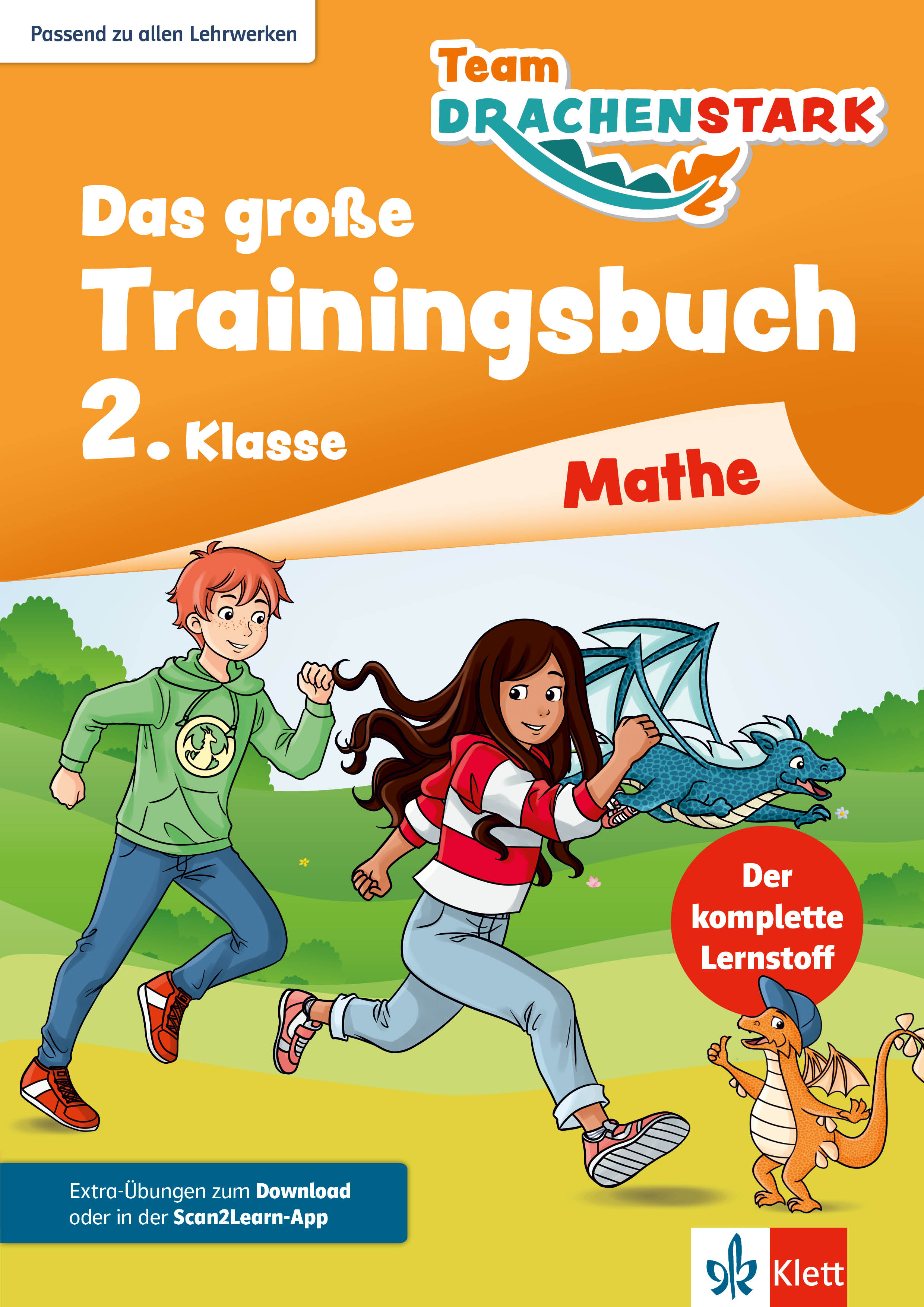 Klett Team Drachenstark: Das große Trainingsbuch Mathe 2. Klasse