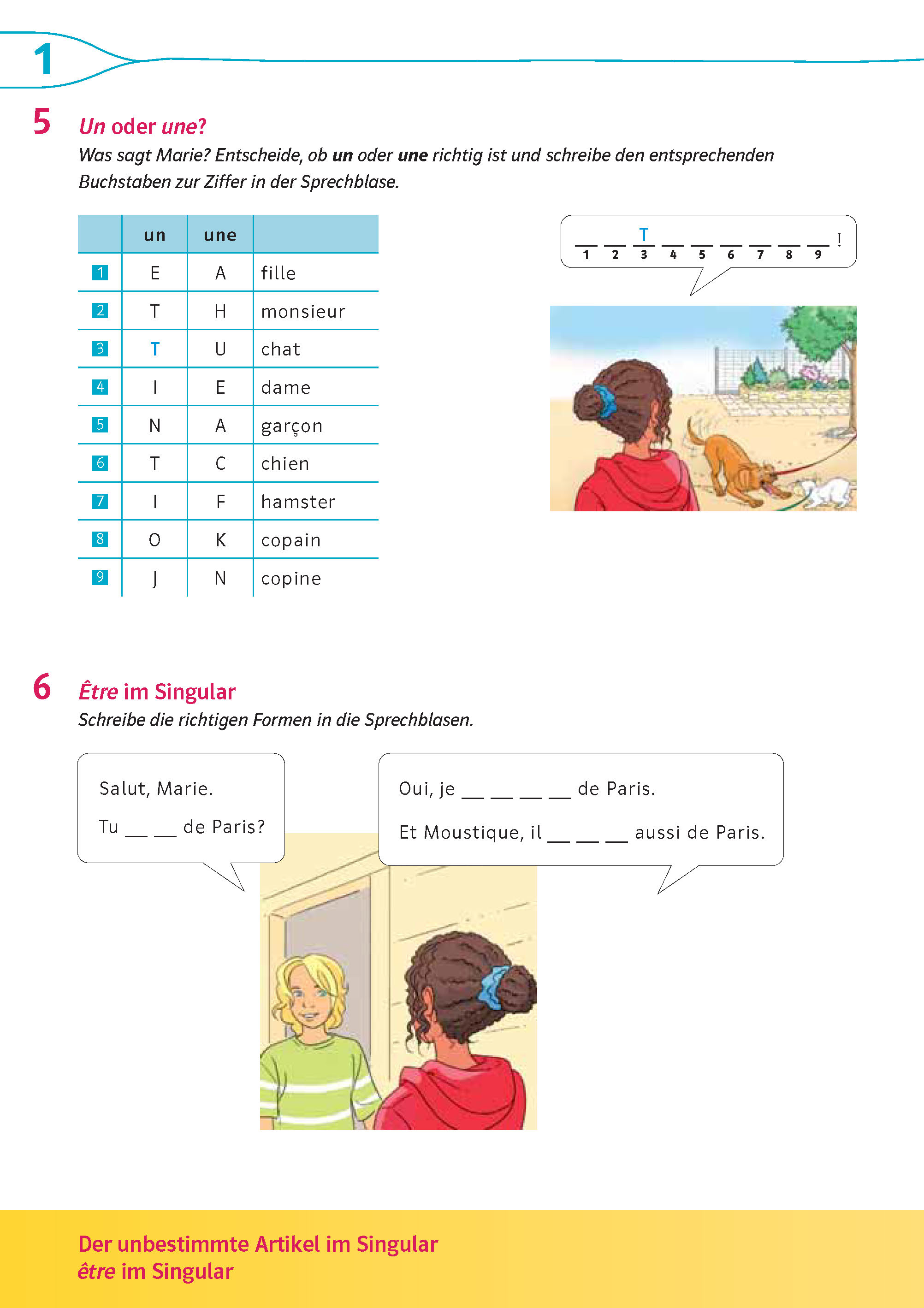Découvertes 1 Série jaune/Série bleue - Übungsblock zum Schulbuch