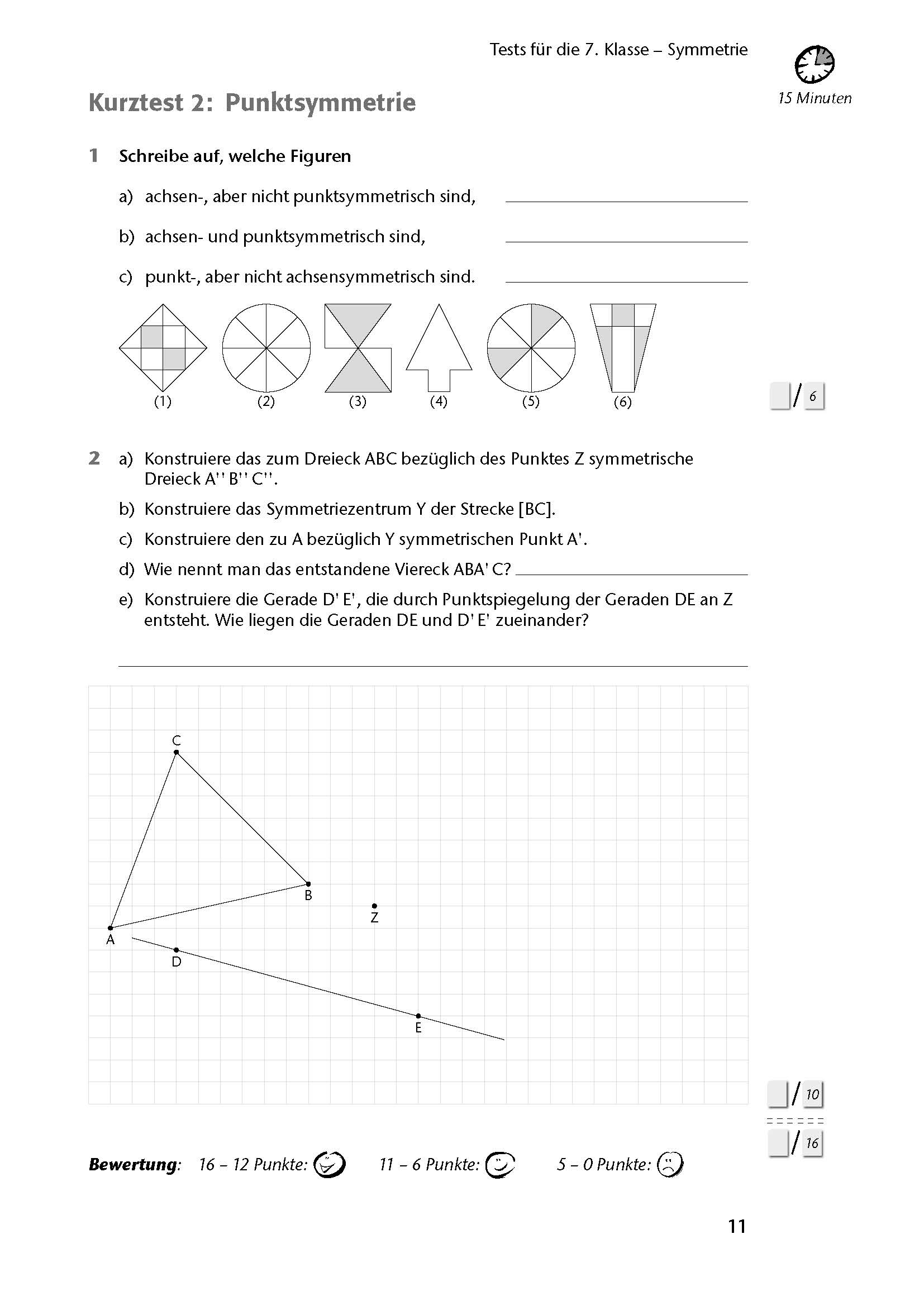 Fit in Test und Klassenarbeit – Mathematik 7./8. Klasse Gymnasium