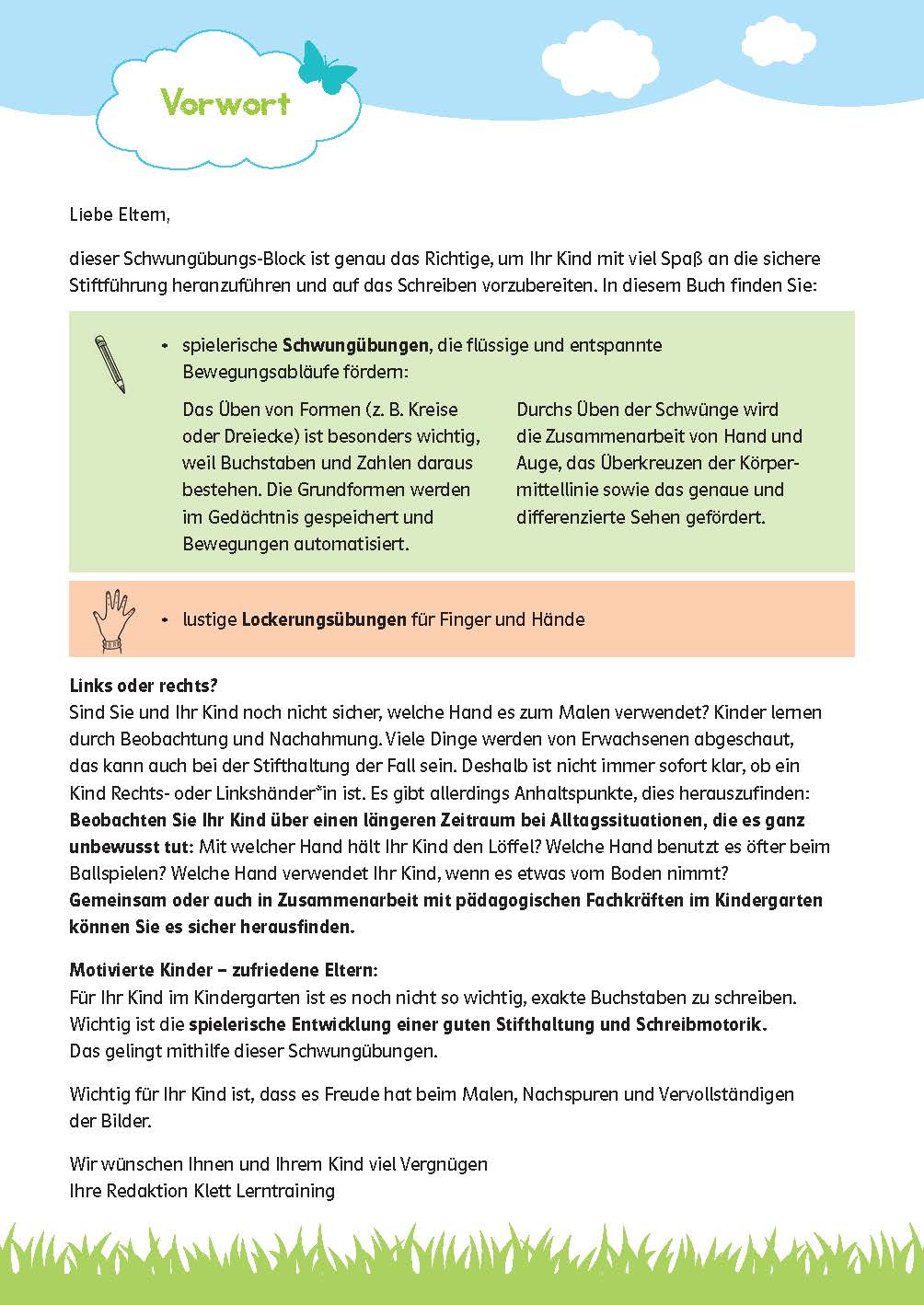 Klett Mein großer bunter Schwungübungs-Block ab 3 Jahren