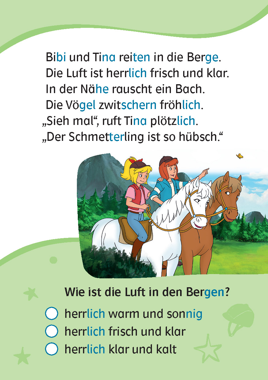Lesefuchs Bibi & Tina: Leserätsel Lesestufe 1, Band 1