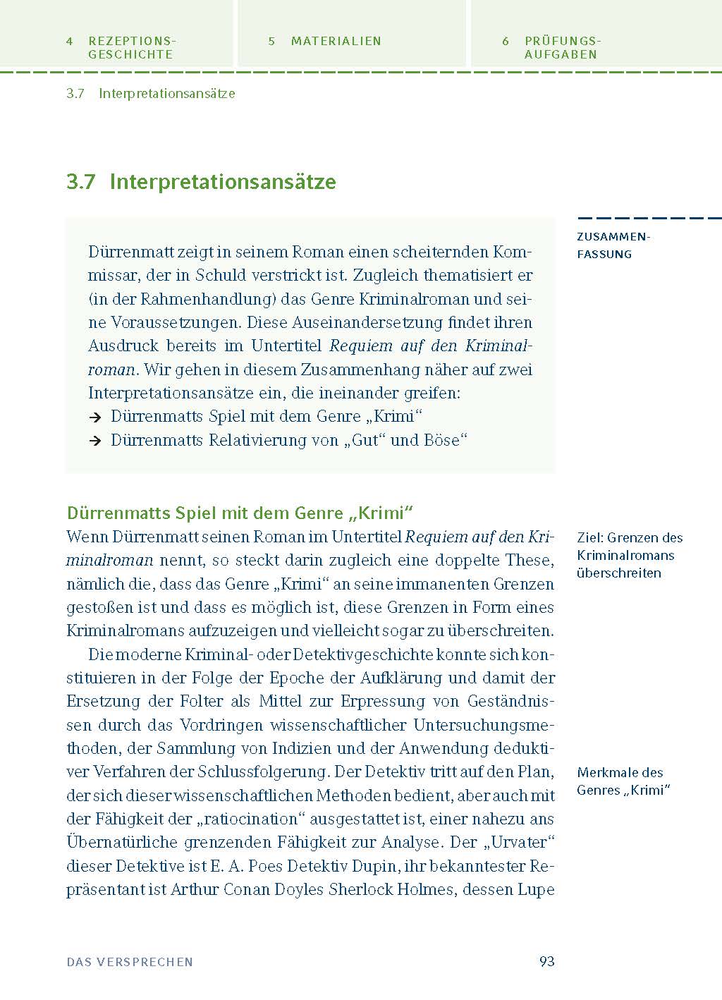 Das Versprechen von Friedrich Dürrenmatt