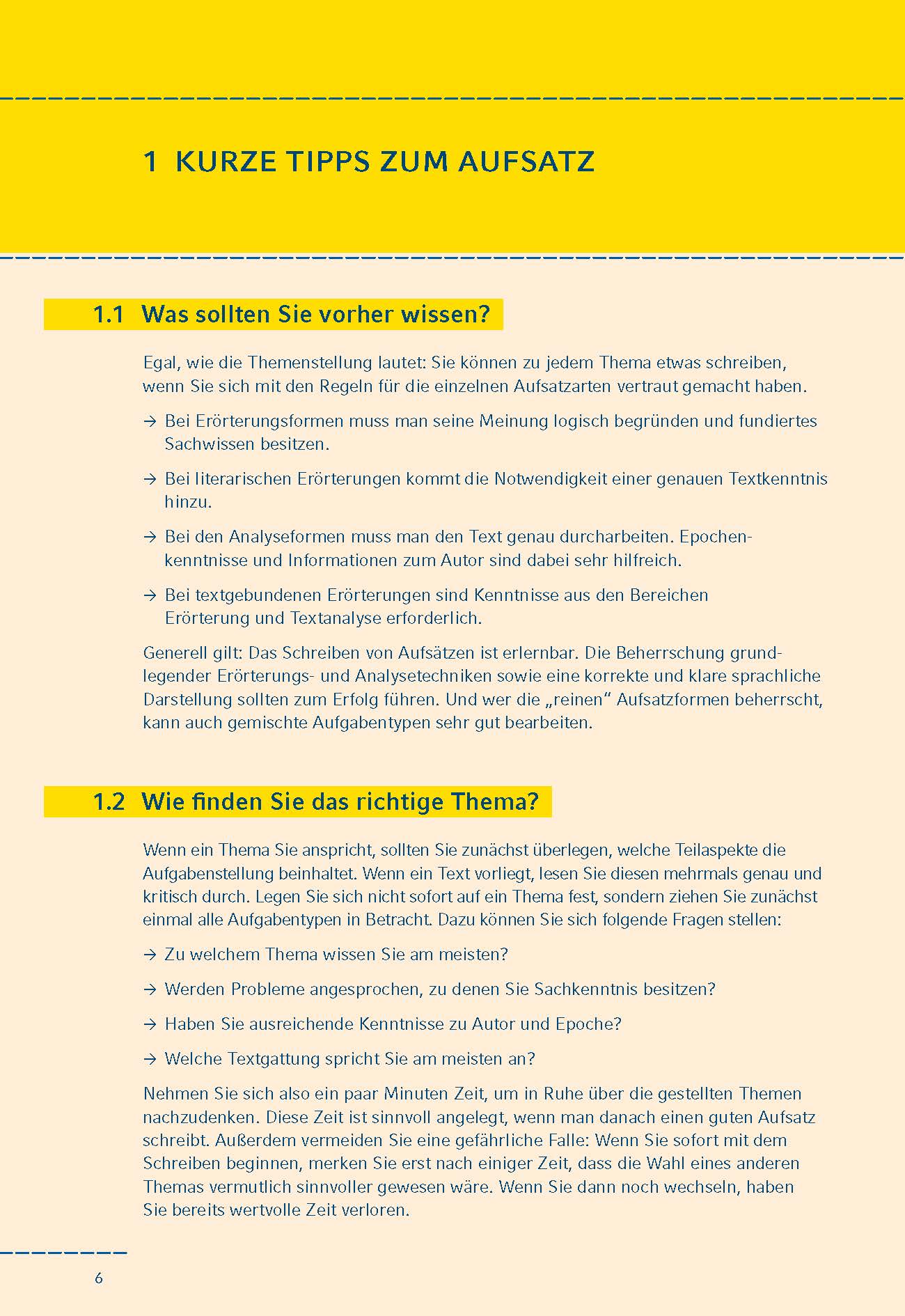 Das große Aufsatzbuch für die 10.-12./13. Klasse