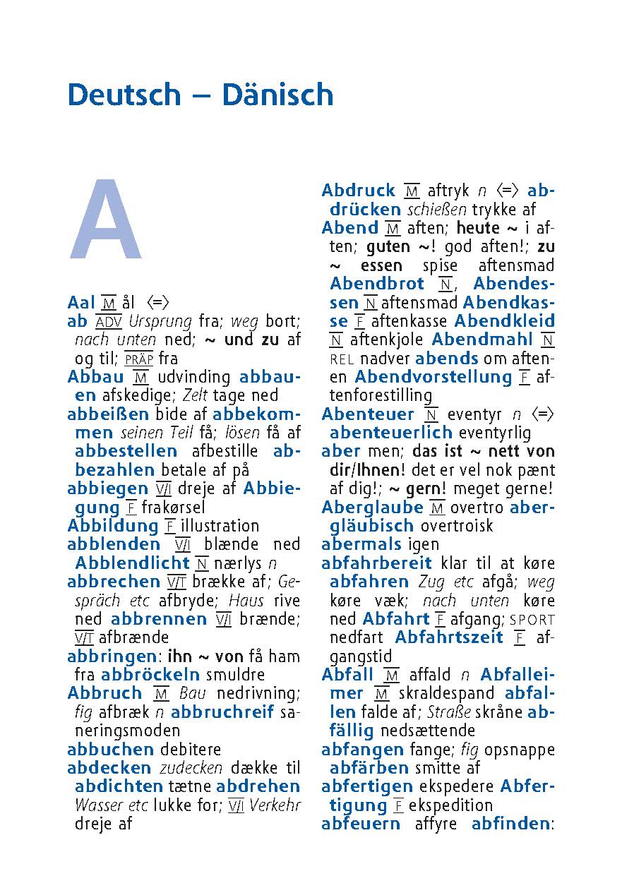 Langenscheidt Universal-Wörterbuch Dänisch