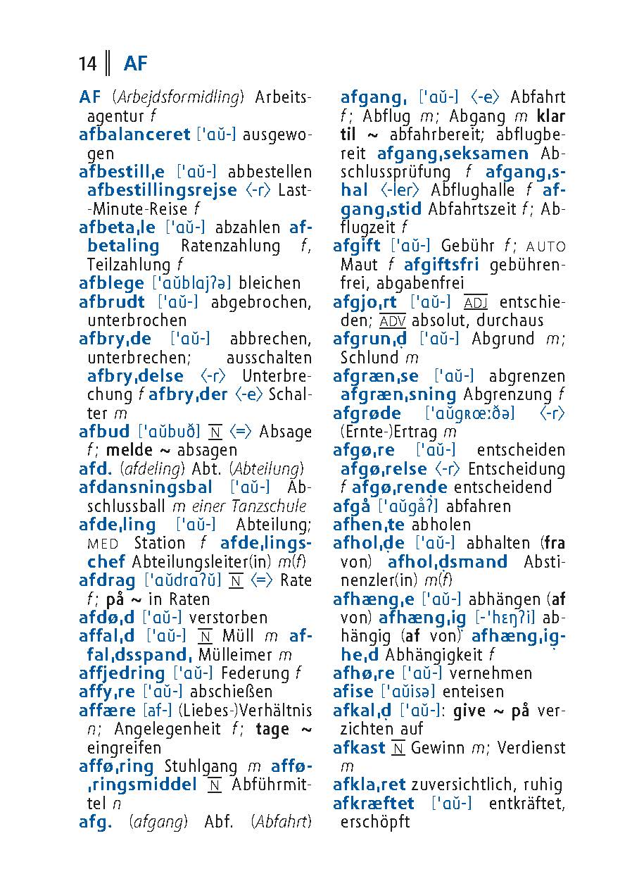 Langenscheidt Universal-Wörterbuch Dänisch
