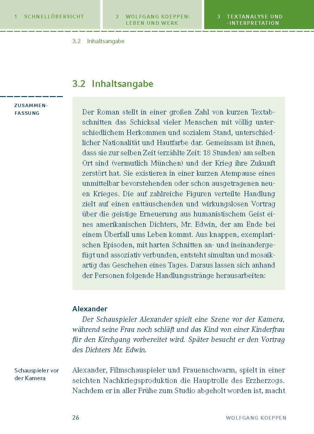 Tauben im Gras von Wolfgang Koeppen