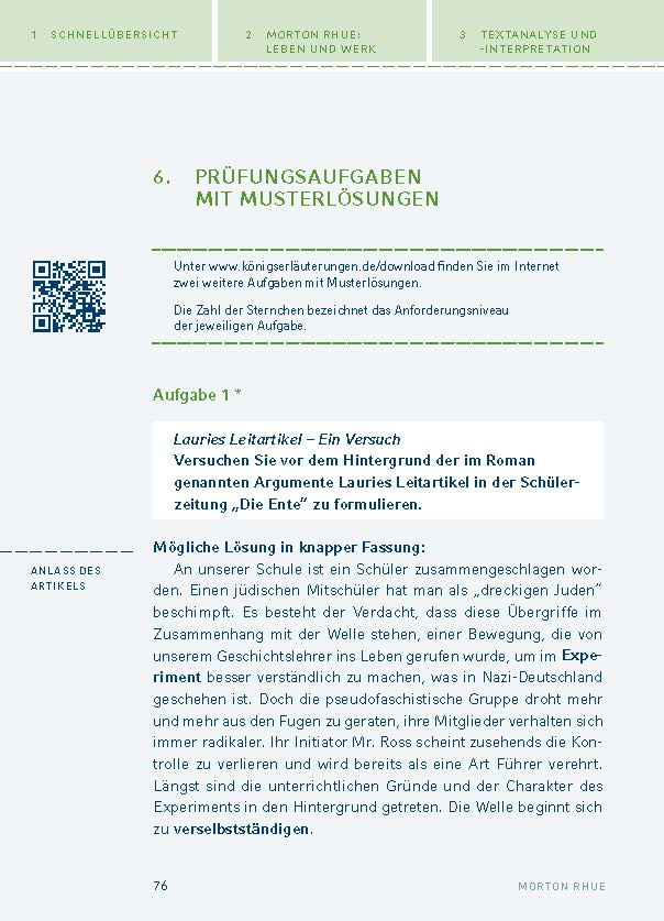 Die Welle von Morton Rhue