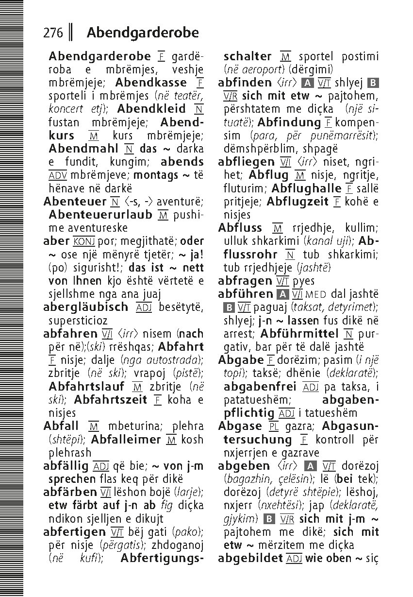 Langenscheidt Universal-Wörterbuch Albanisch