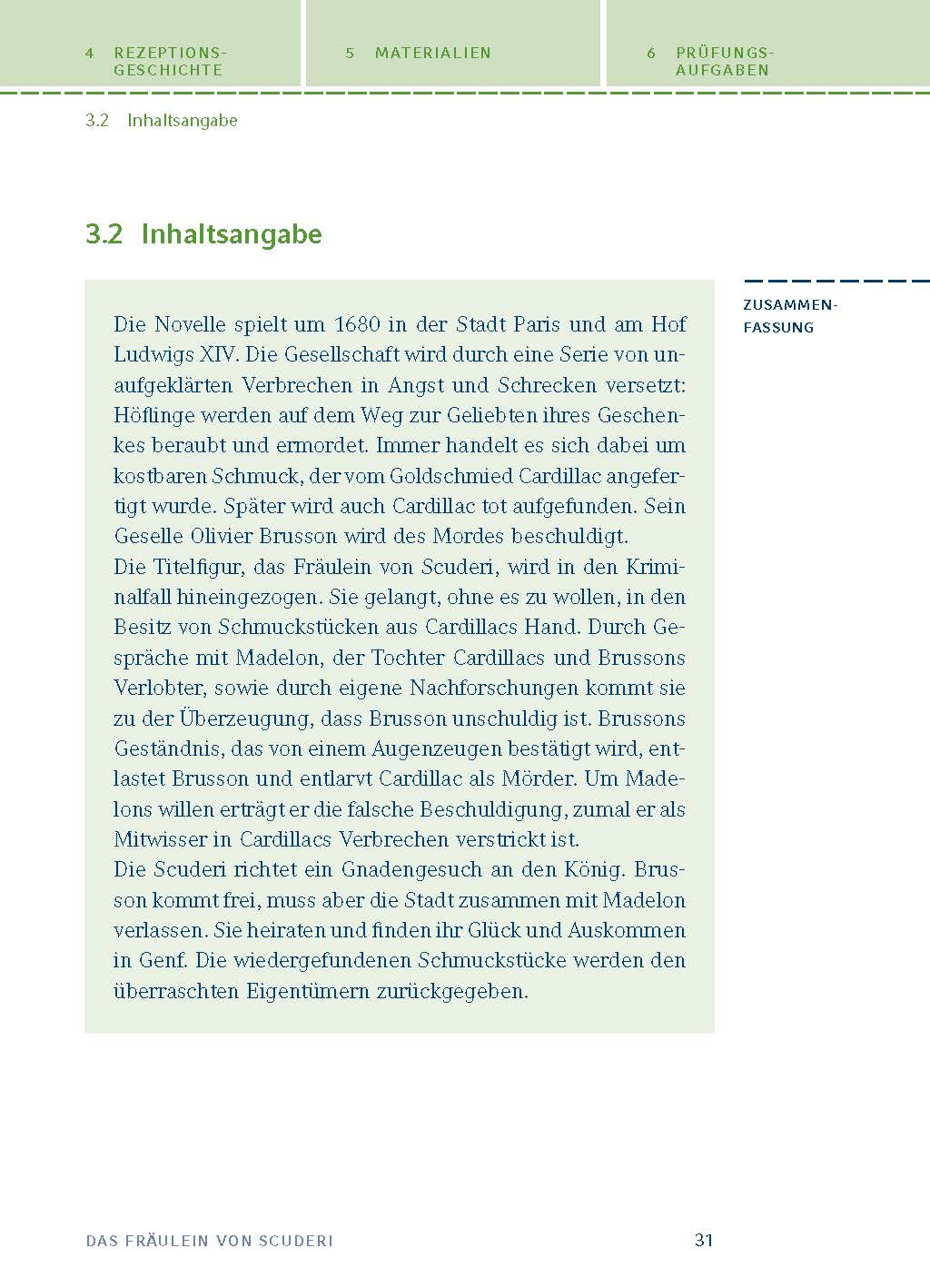 Das Fräulein von Scuderi von E.T.A Hoffmann