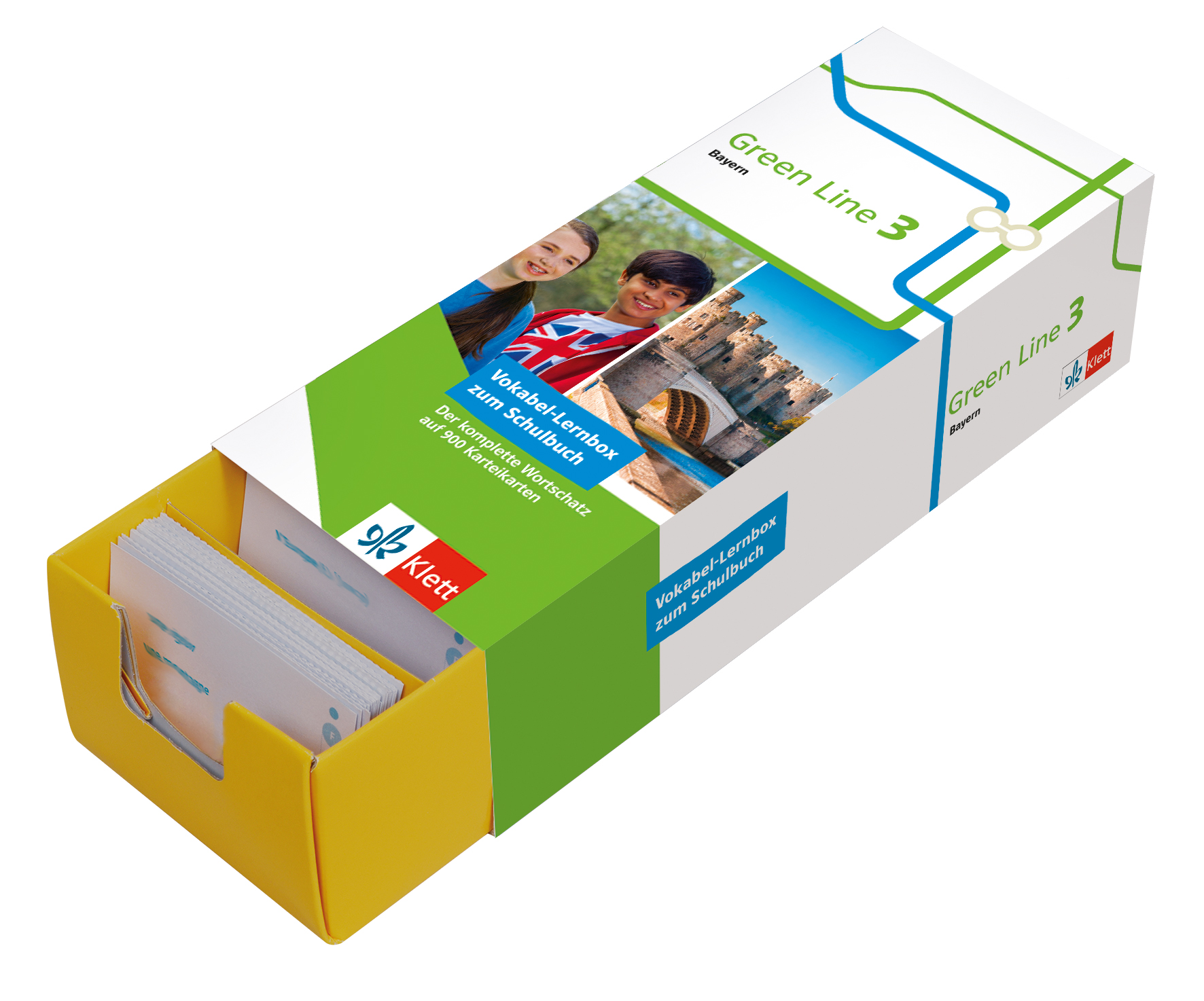 Klett Green Line 3 Bayern Klasse 7 Vokabel-Lernbox zum Schulbuch Klett Green Line 3 Bayern Klasse 7 Vokabel-Lernbox zum Schulbuch