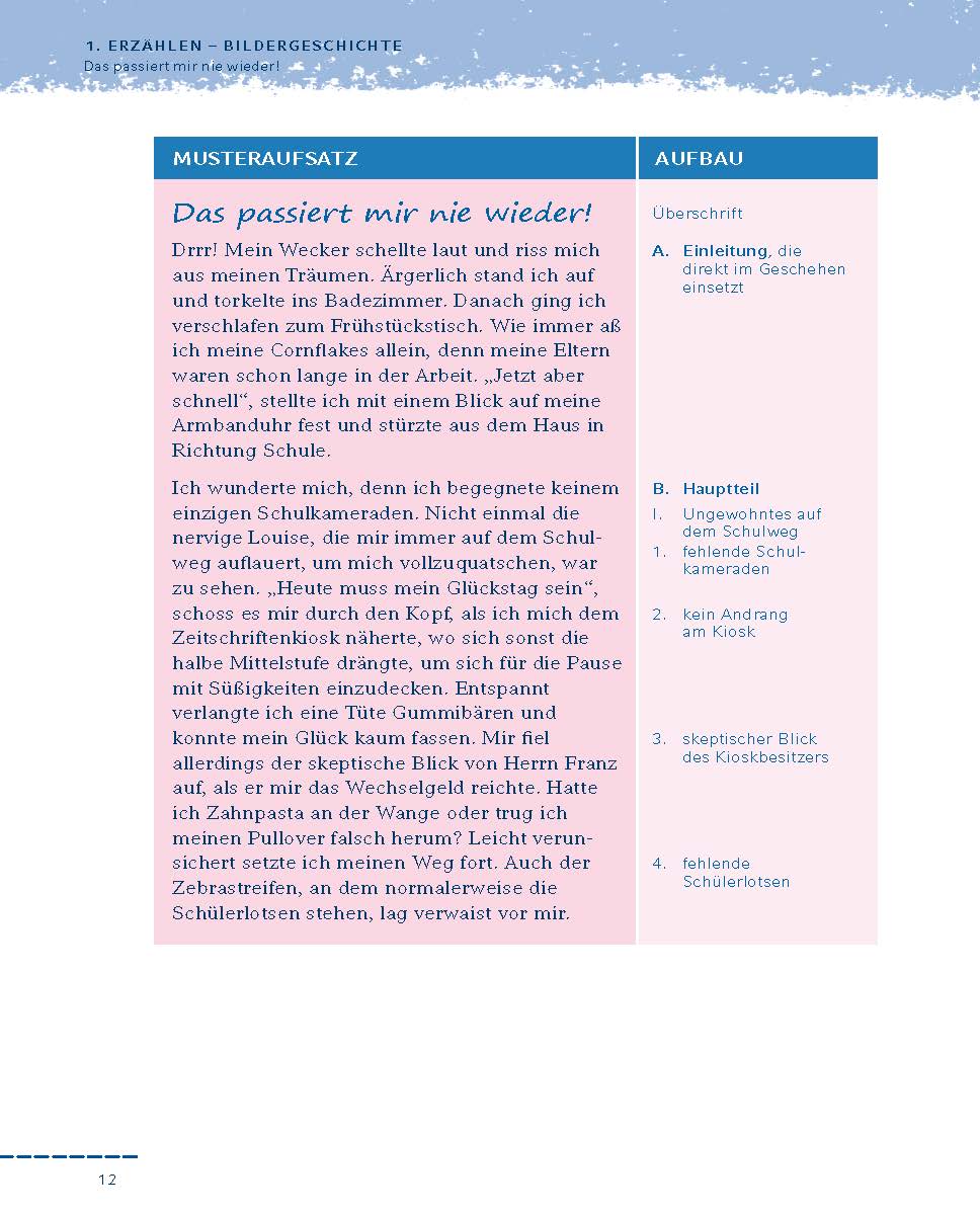 Musteraufsätze - Deutsch 5./6. Klasse