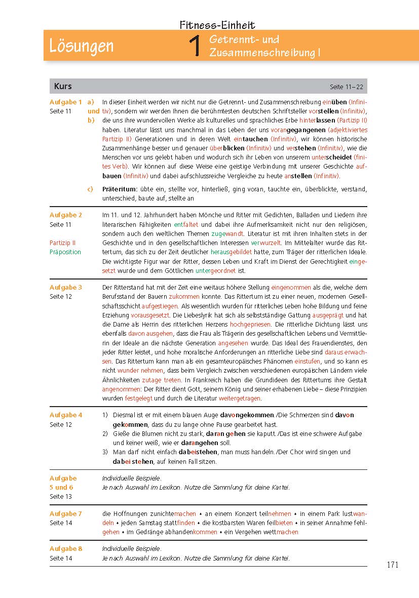 Rechtschreibung, Grammatik und Zeichensetzung. Deutsch Klasse 7-10