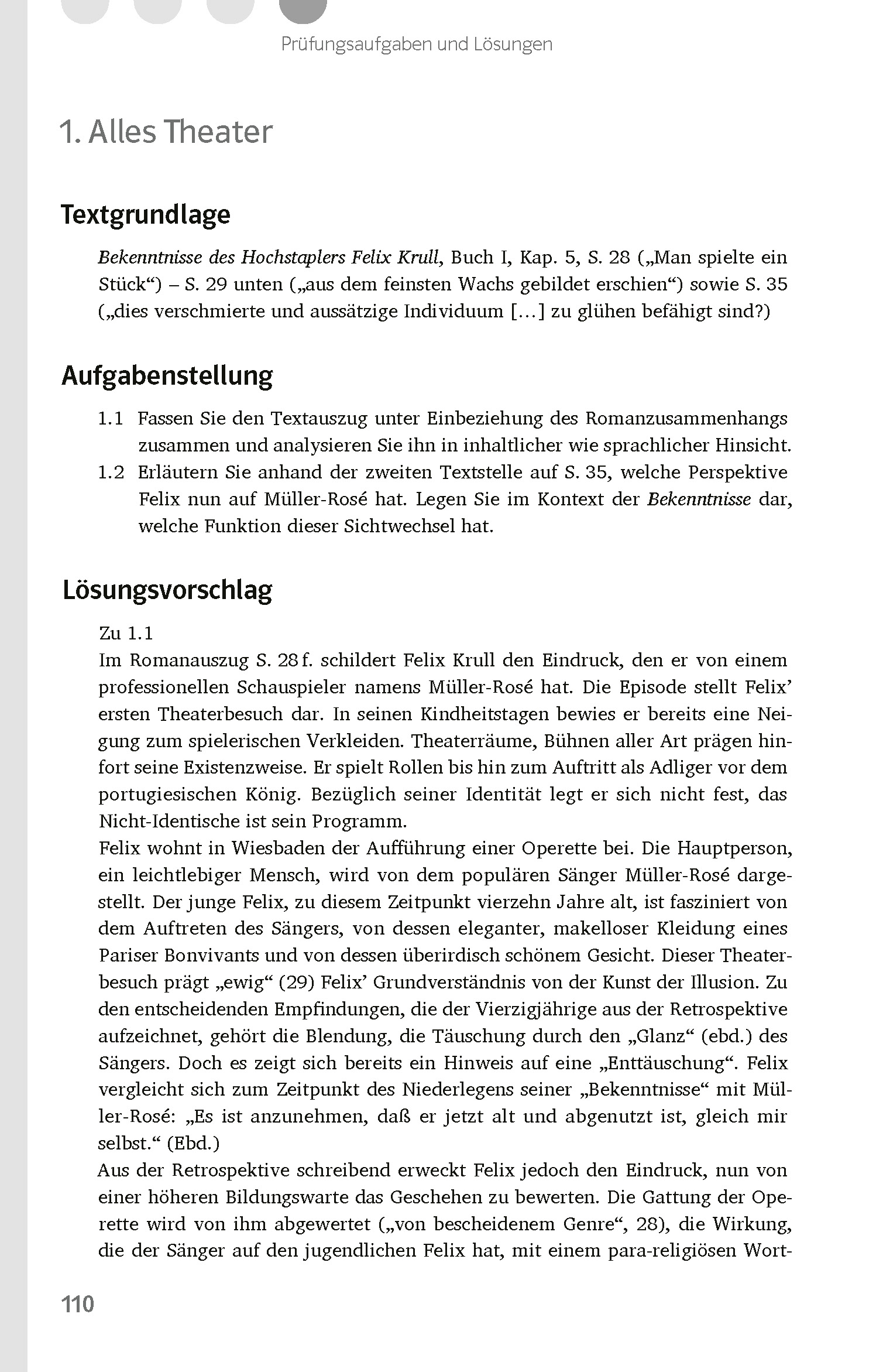 Klett Lektürehilfen Thomas Mann, Bekenntnisse des Hochstaplers Felix Krull Klett Lektürehilfen Thomas Mann, Bekenntnisse des Hochstaplers Felix Krull