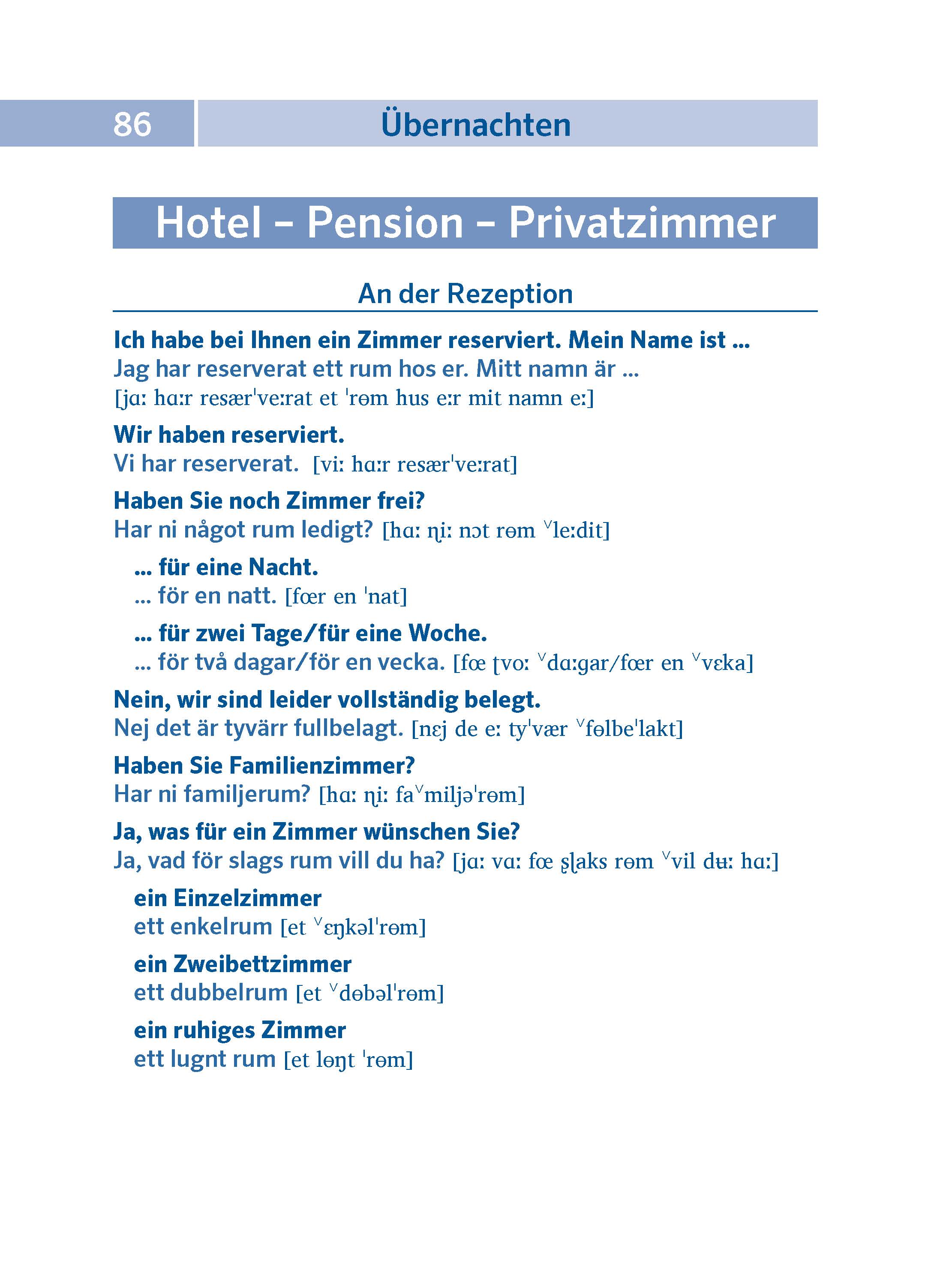 PONS Pocket-Sprachführer Schwedisch