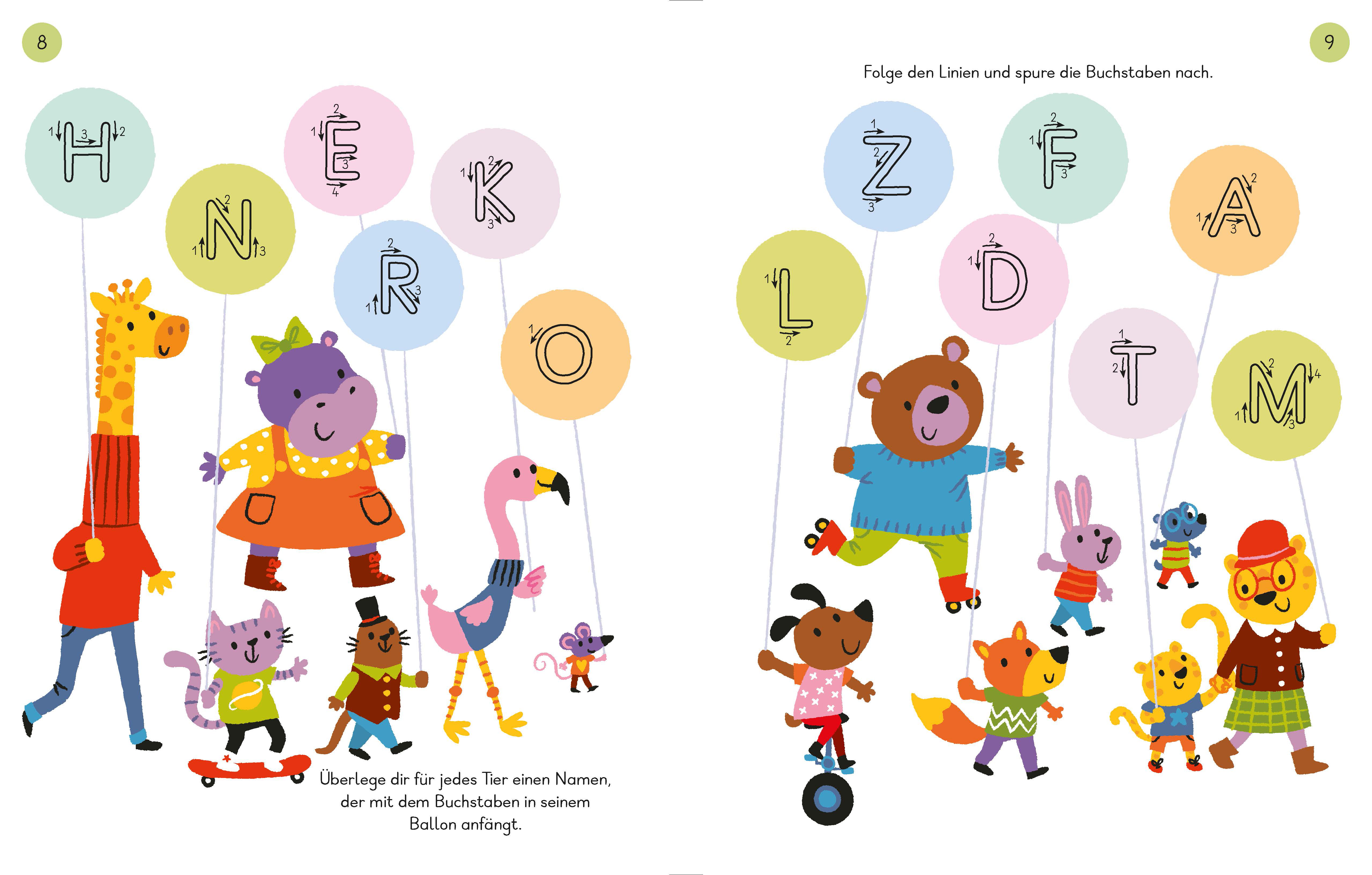 Mein tierisches Buchstaben-Buch (4 – 6 Jahre)