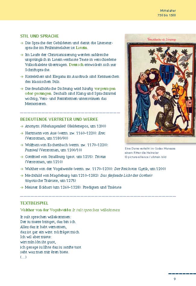 Epochen der deutschen Literatur