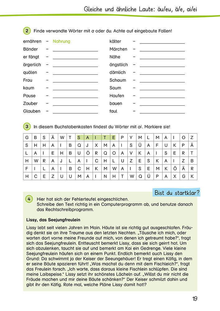 Klett Startklar für die 5. Klett Startklar für die 5.