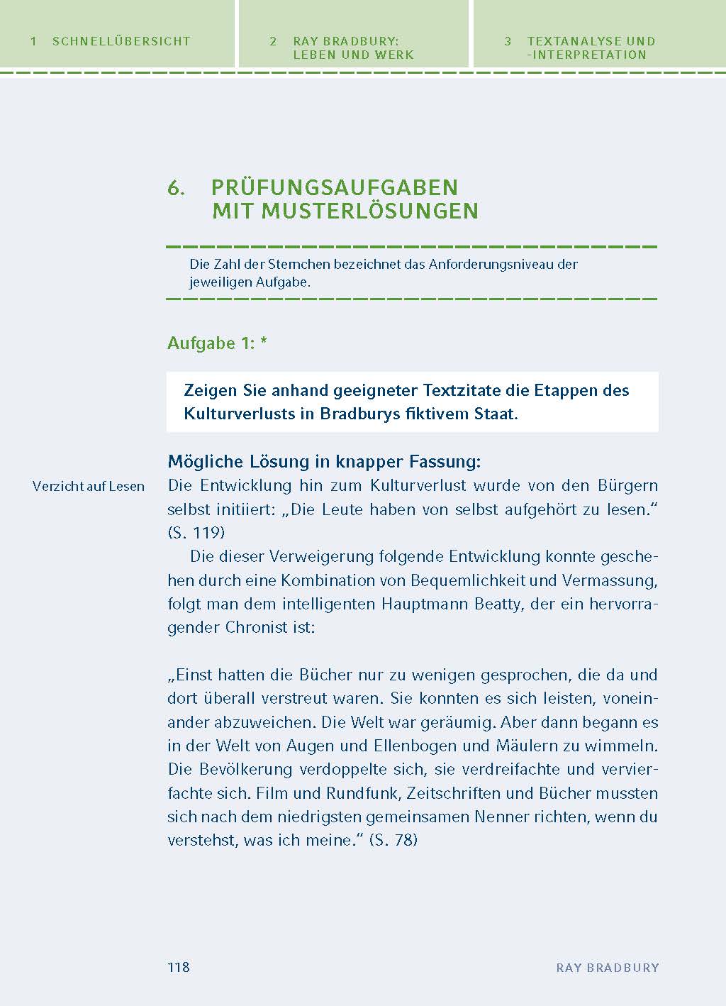 Fahrenheit 451 von Ray Bradbury