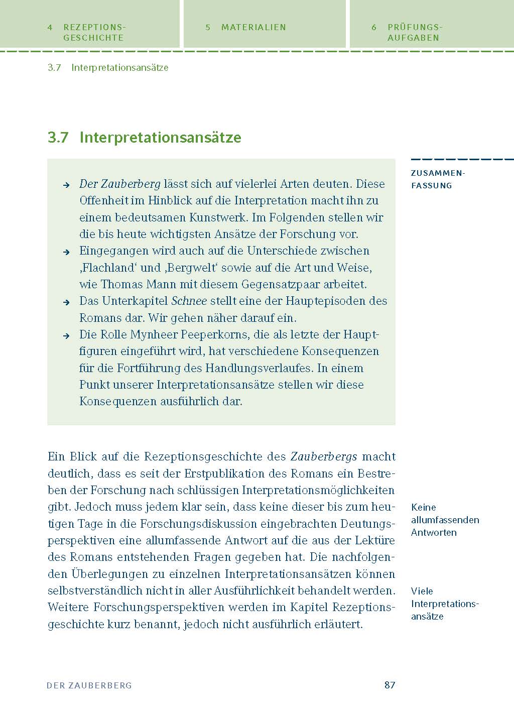 Der Zauberberg von Thomas Mann