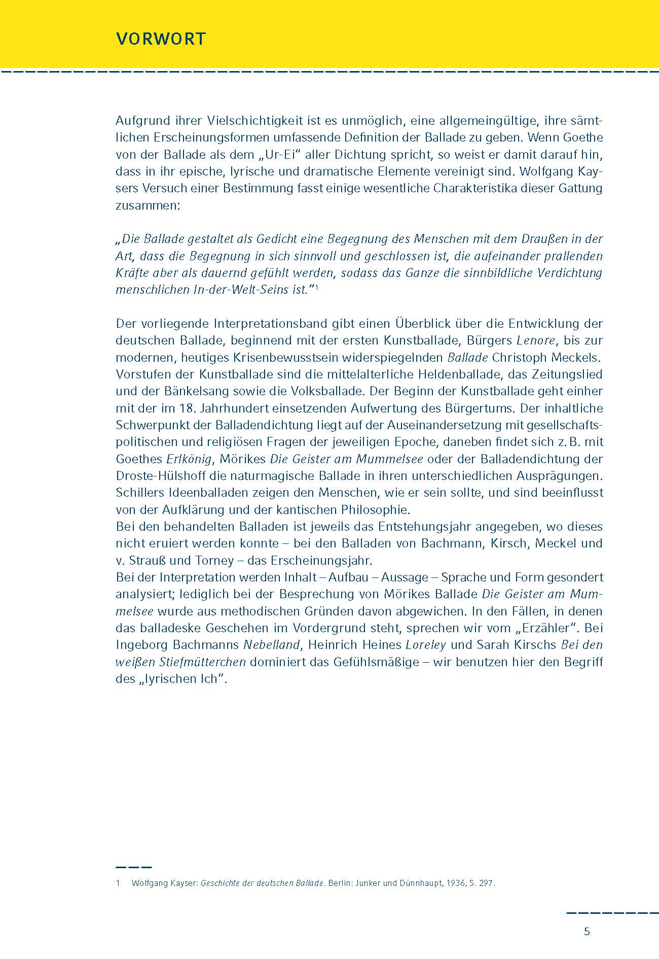 Beliebte Balladen interpretiert