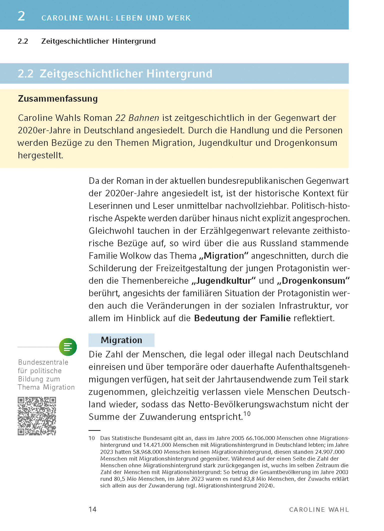 22 Bahnen von Caroline Wahl