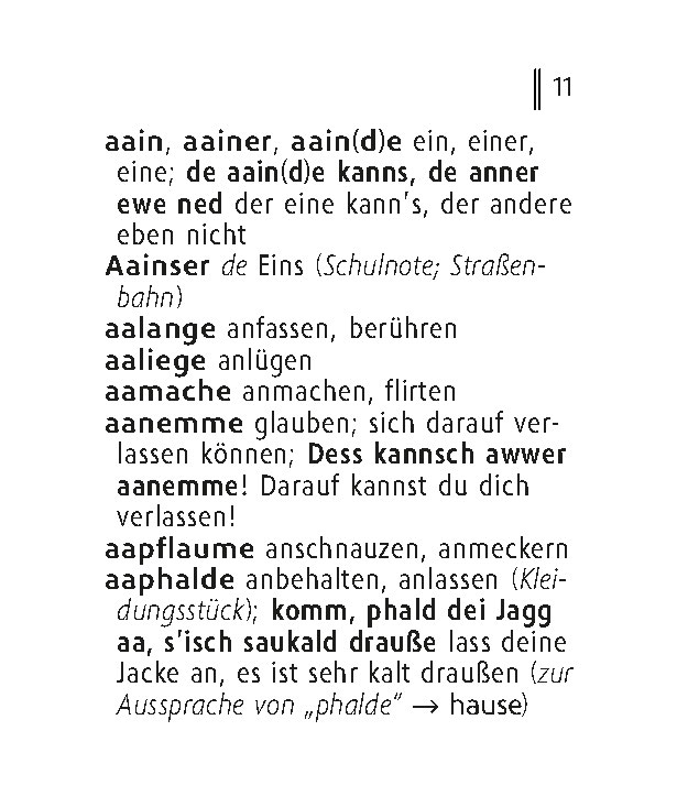 Langenscheidt Lilliput Badisch