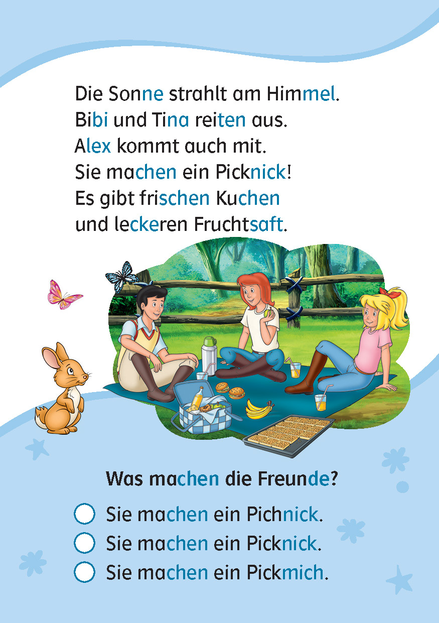 Lesefuchs Bibi & Tina: Leserätsel Lesestufe 1, Band 1
