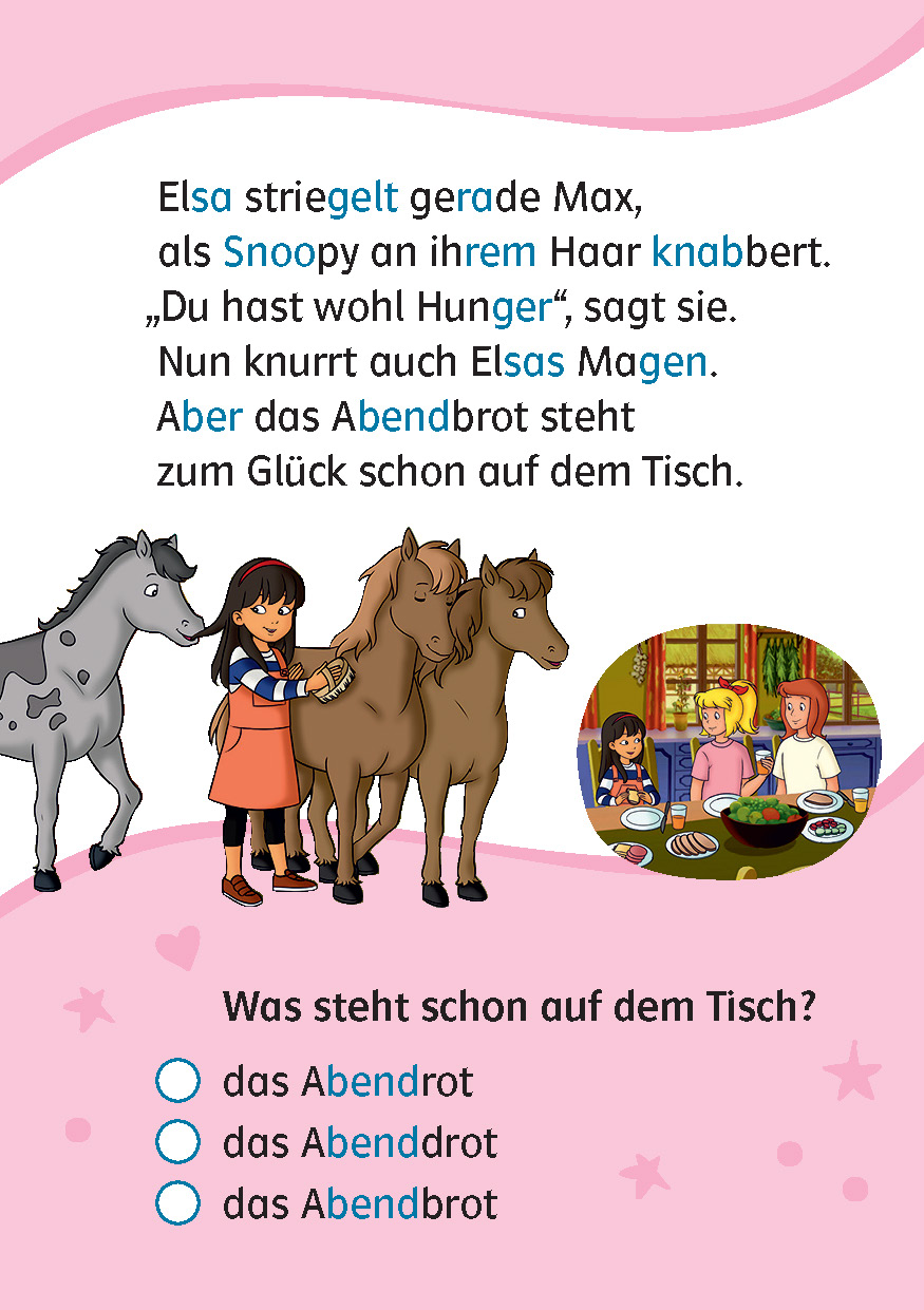 Lesefuchs Bibi & Tina: Leserätsel Lesestufe 1, Band 1