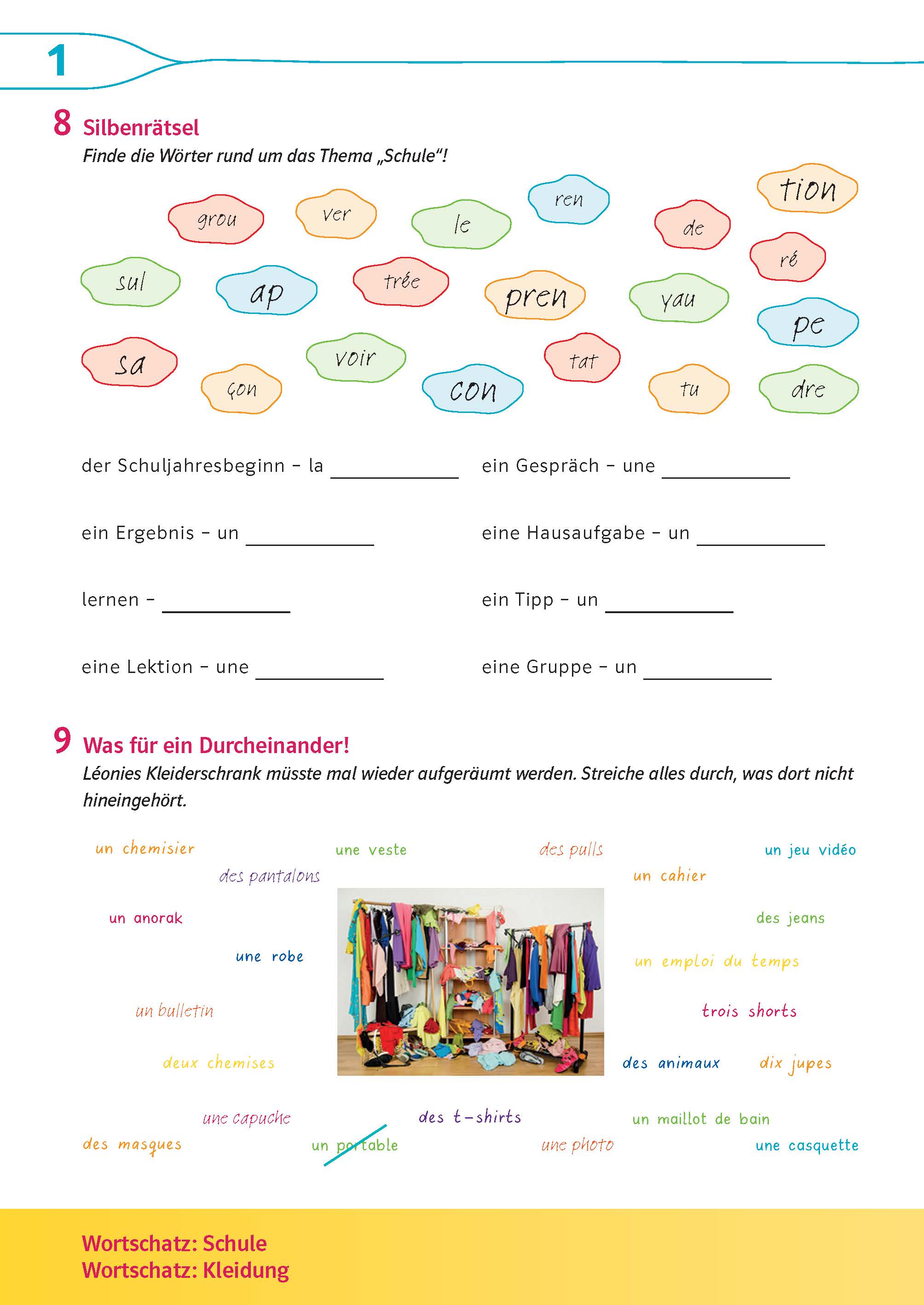 Découvertes 2 (ab 2020) - Übungsblock 2. Lernjahr